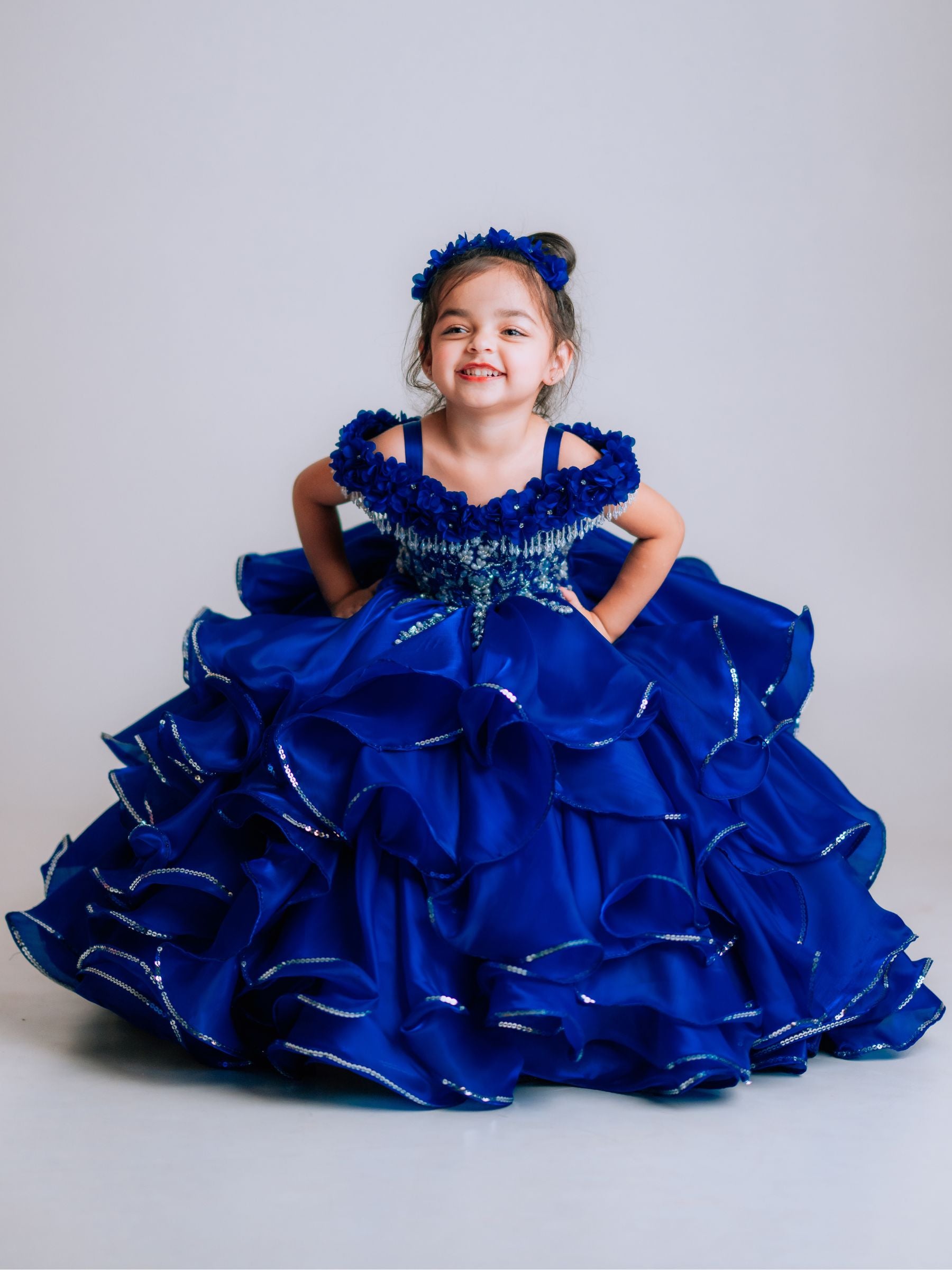 Layer Jimmy chu Sequence Ball Gown 5-6Y
