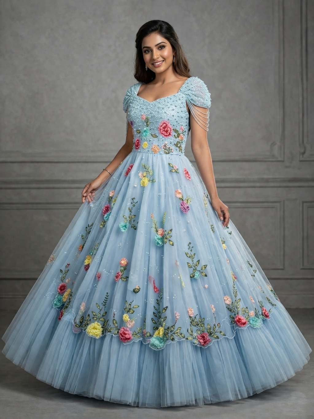 Celestial Bloom Gown