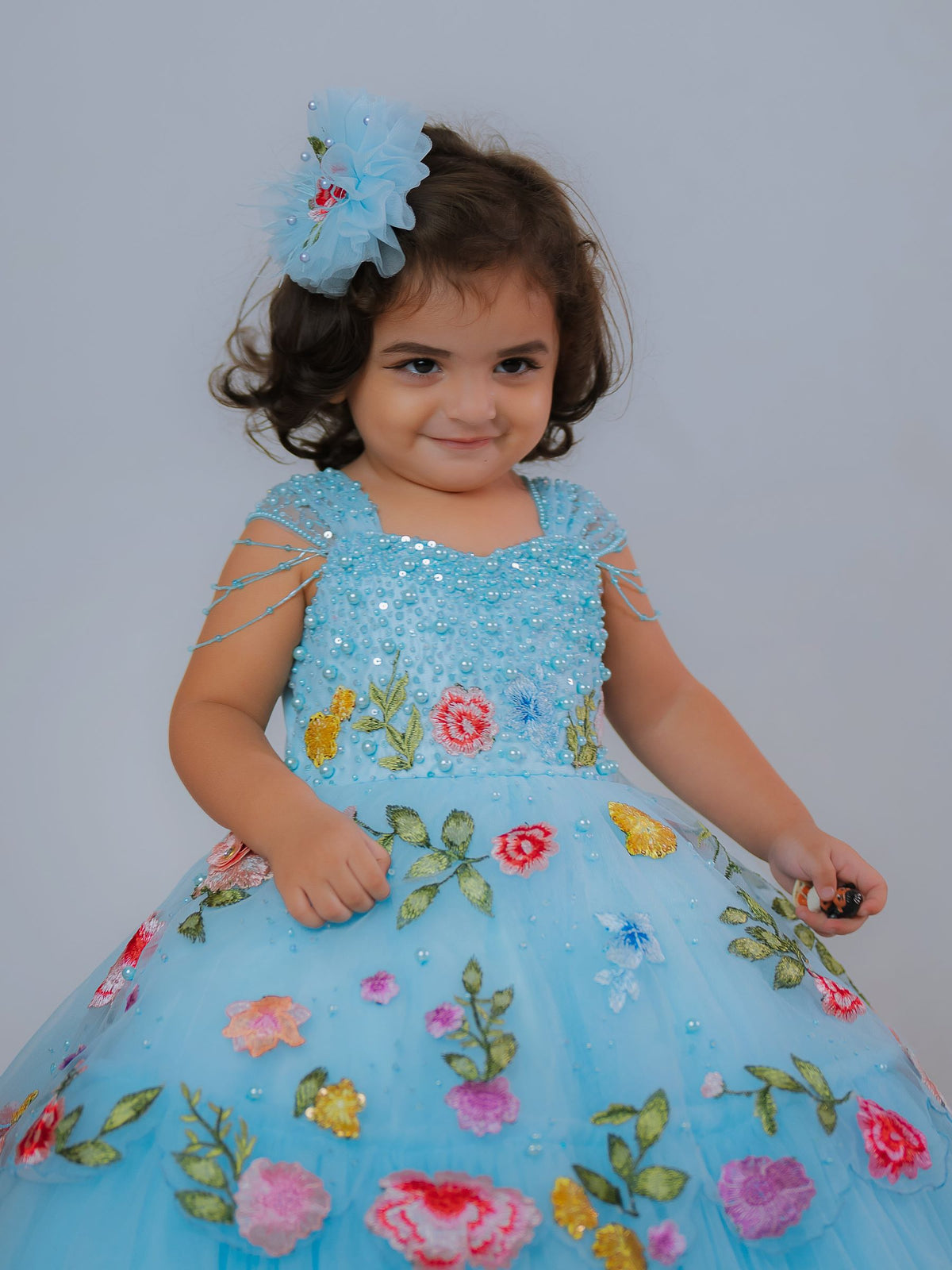Blossom Blue Princess Gown