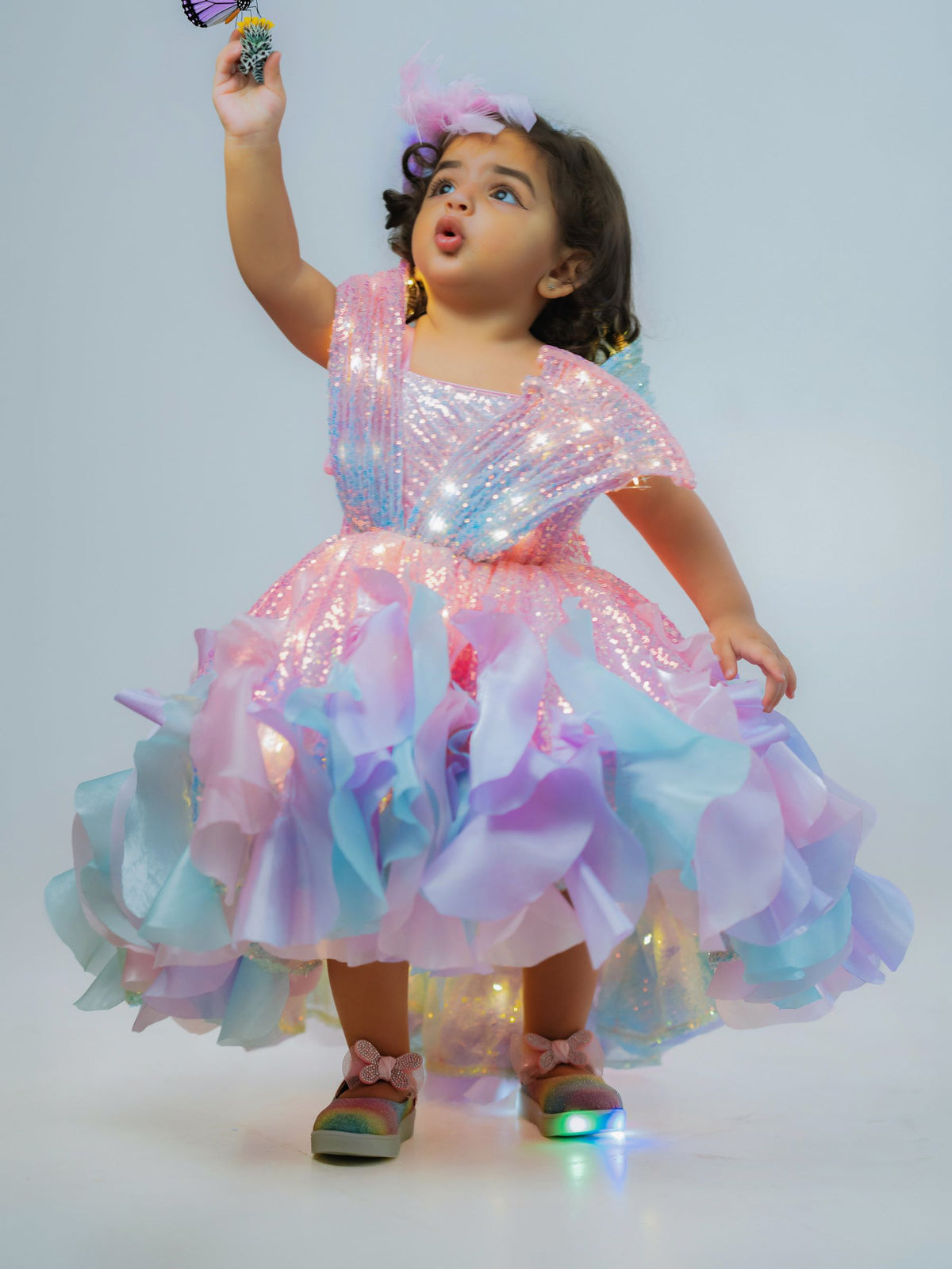 FAIRY TAIL HIGH LOW GOWN - WITH LIGHTS