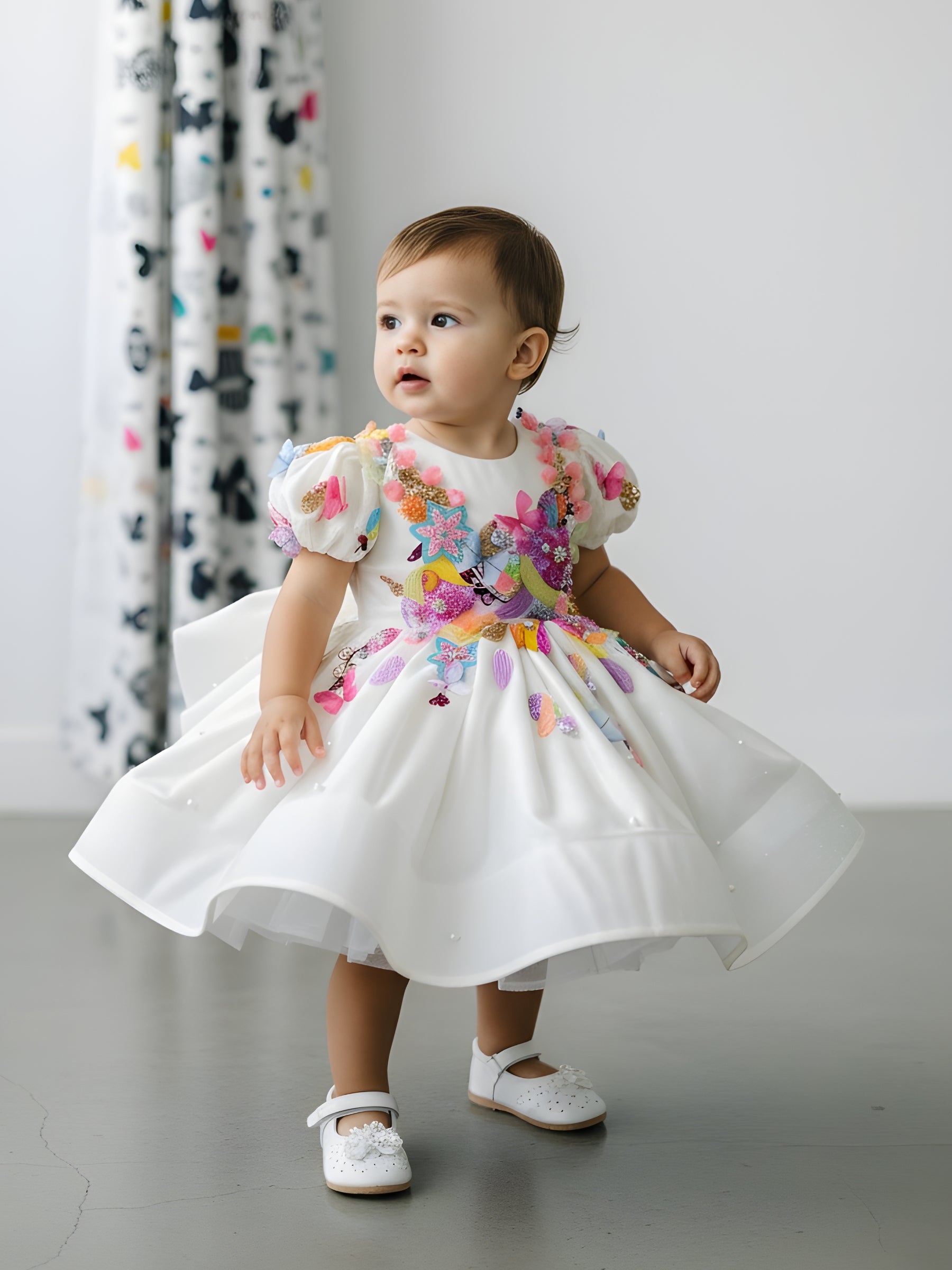 Rainbow Butterfly Garden Dress