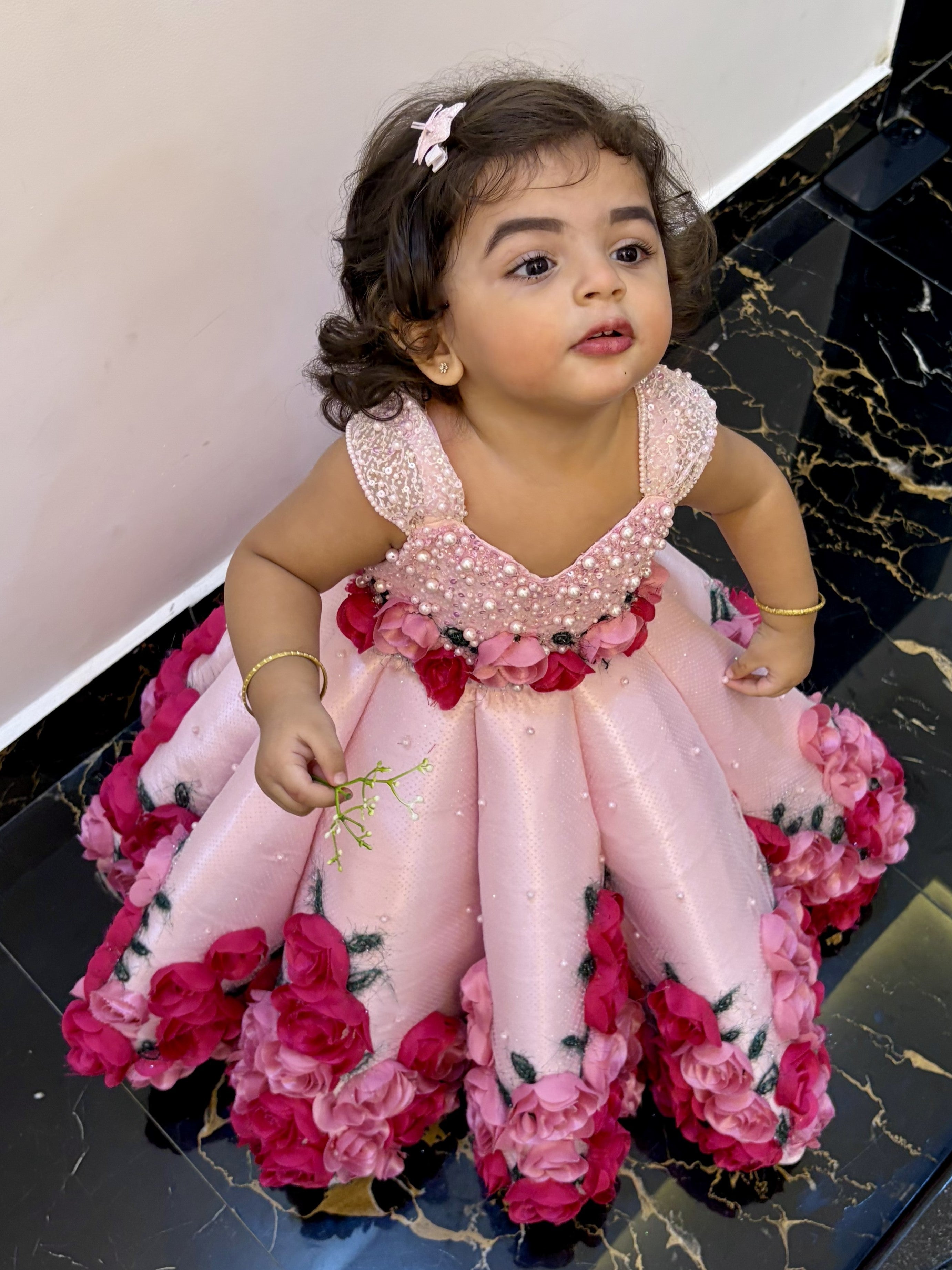 Panel Gown Kids Online, Enchanted Rose Princess Gown