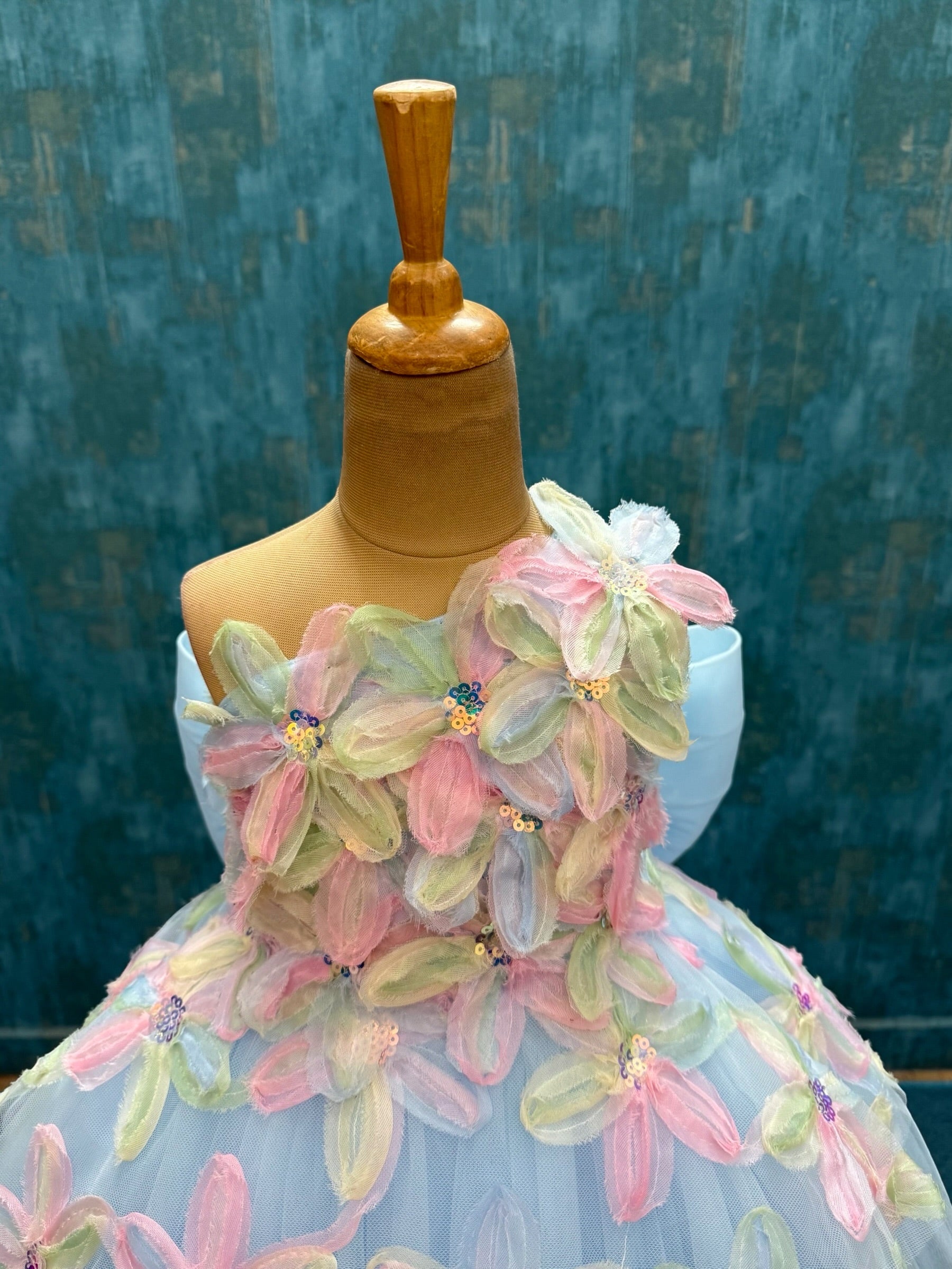 Pastel Petal Princess Dress