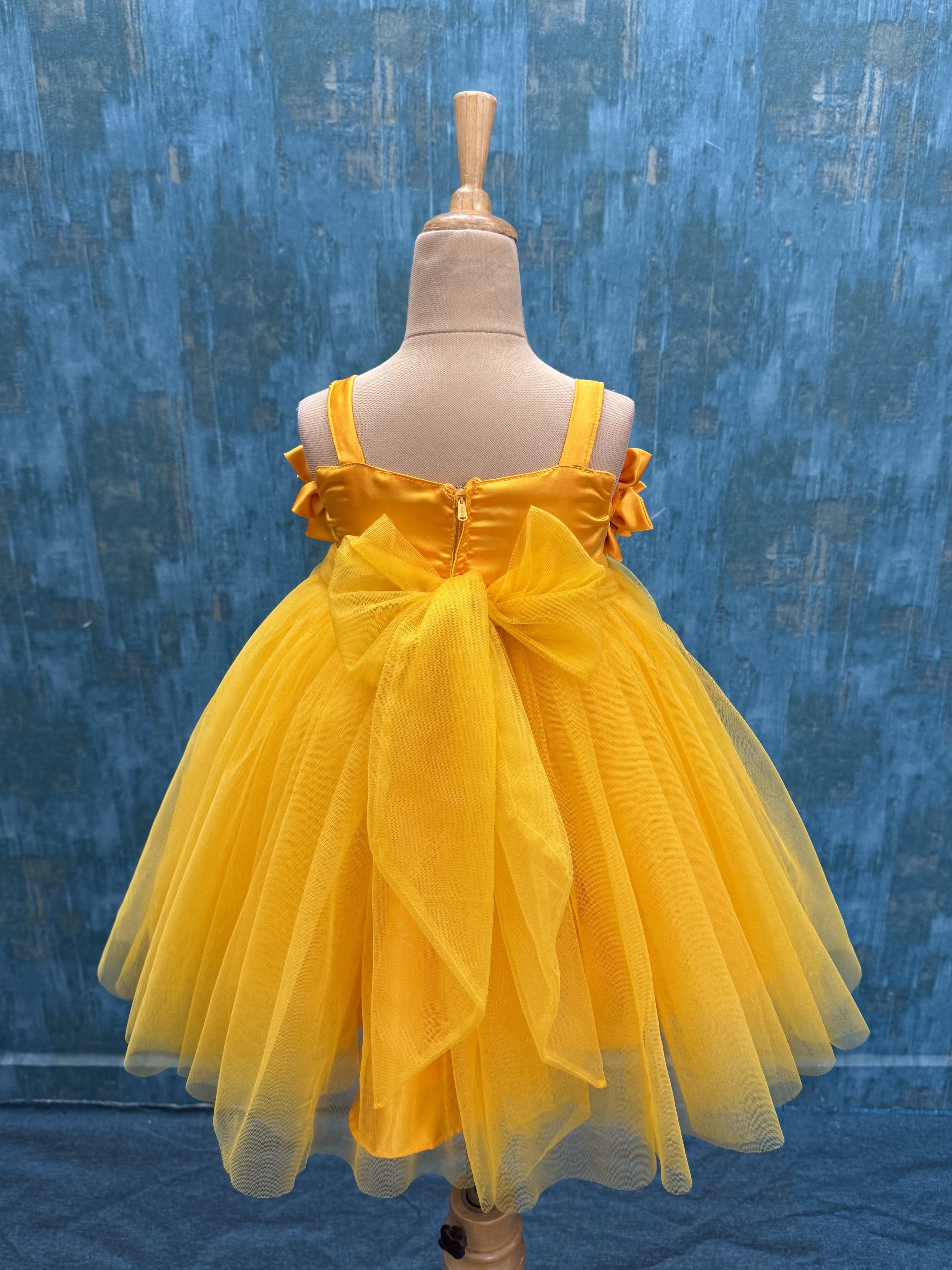 3D Sunflower Bloom Gown
