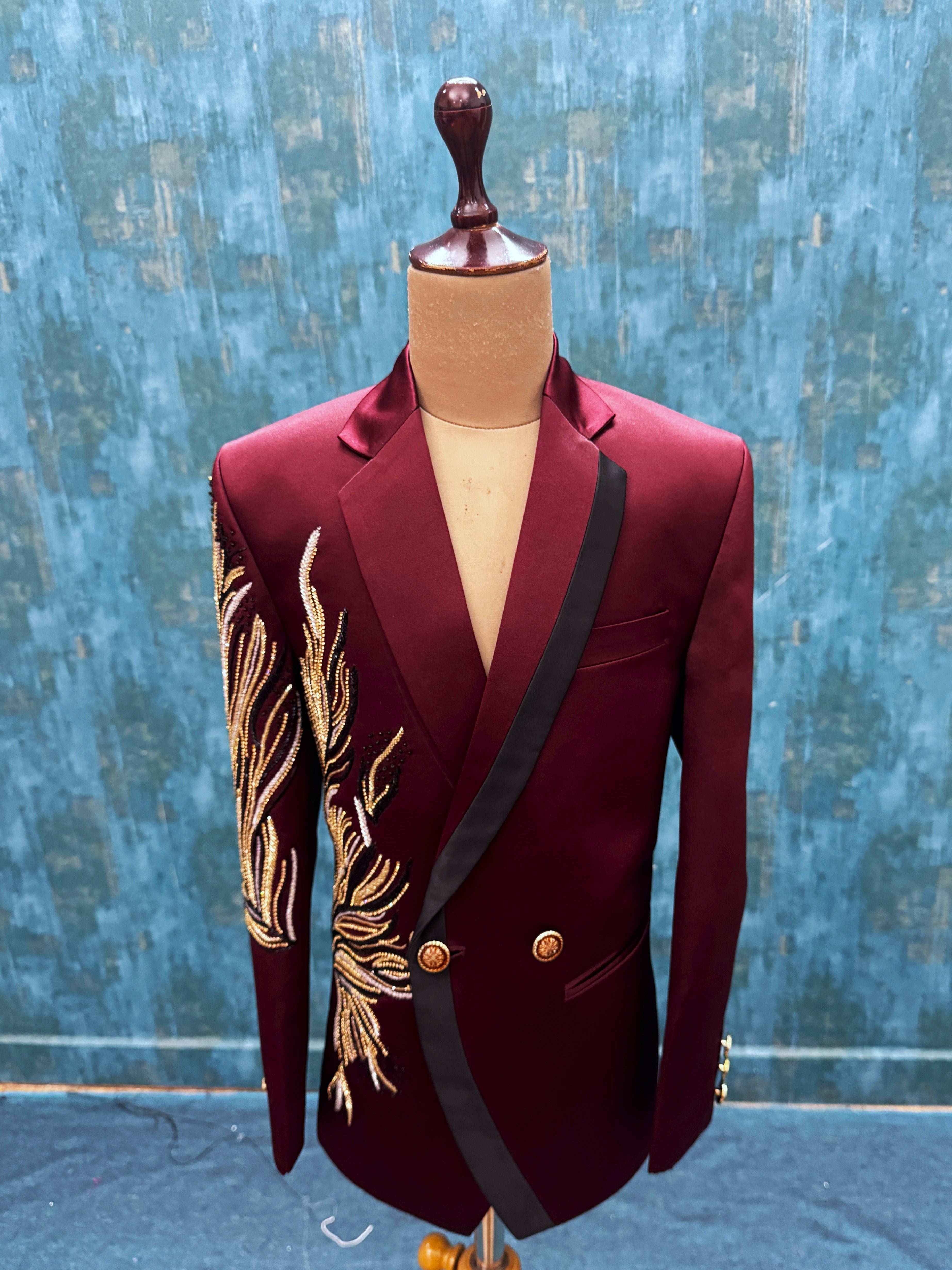 Garnet Flame Majesty- Comes with Pant and Shirt