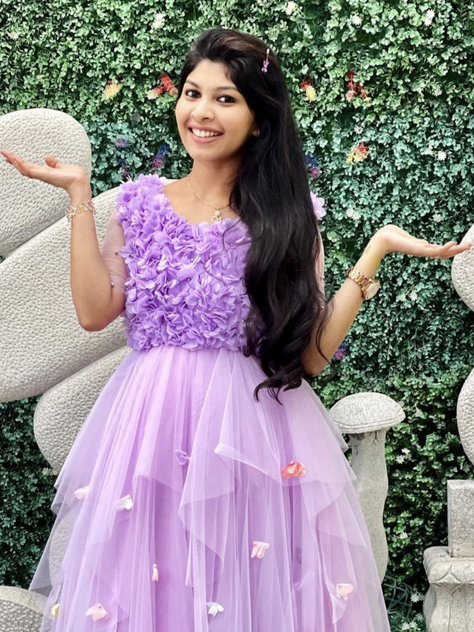 Floral Drift Princess Dress