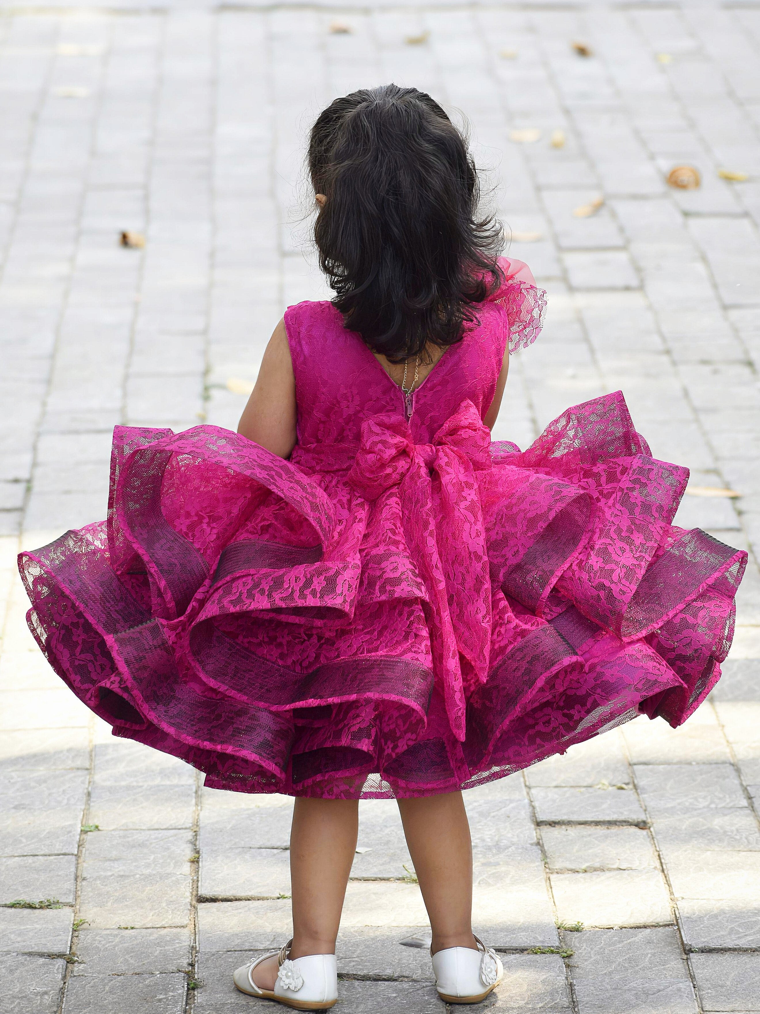 Luxury Designer Kids Wear Online, Blossom Charm Designer Party Dress