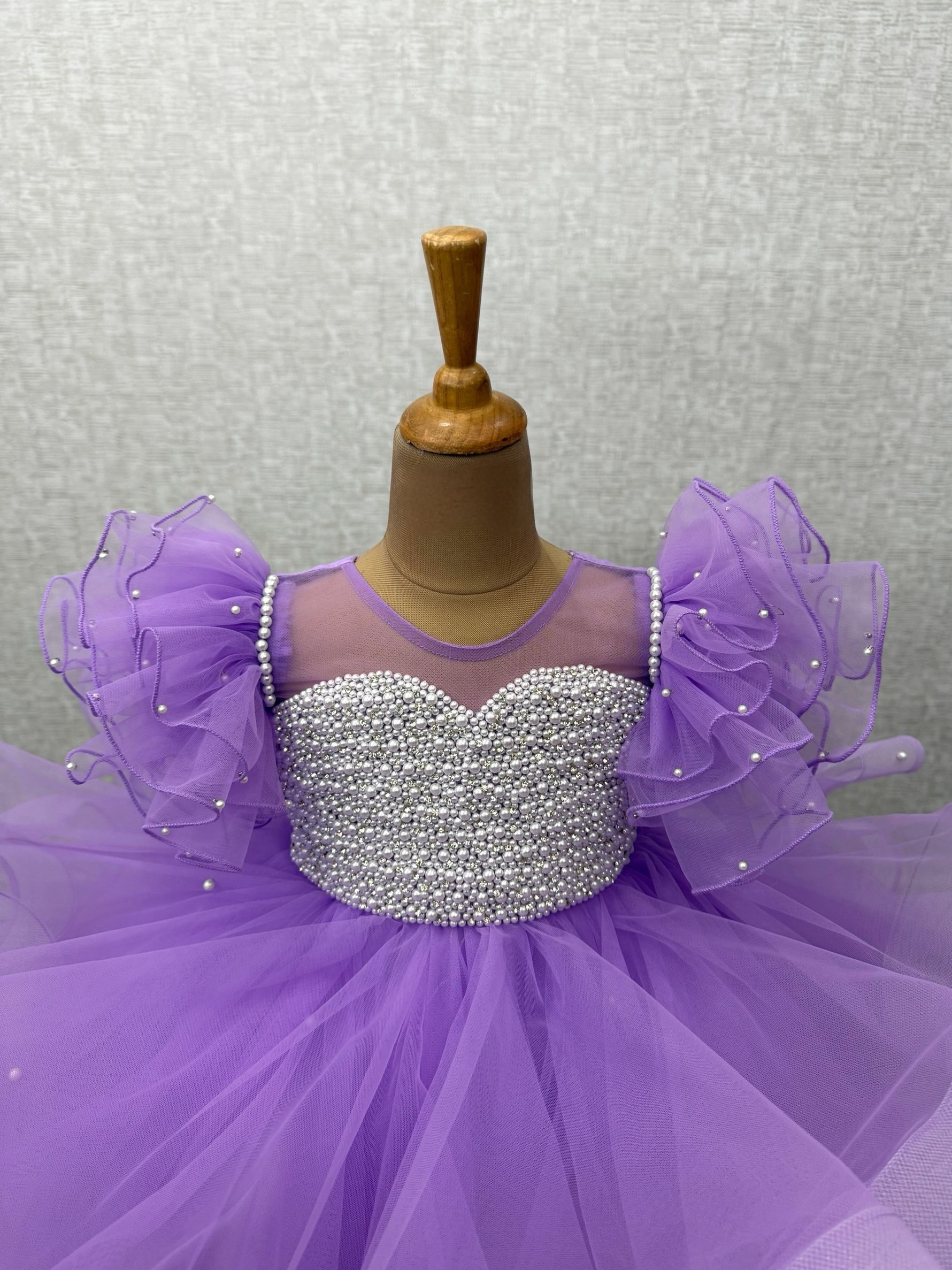 Princess Gown Online, Luxury Lilac Flower Girl Dress