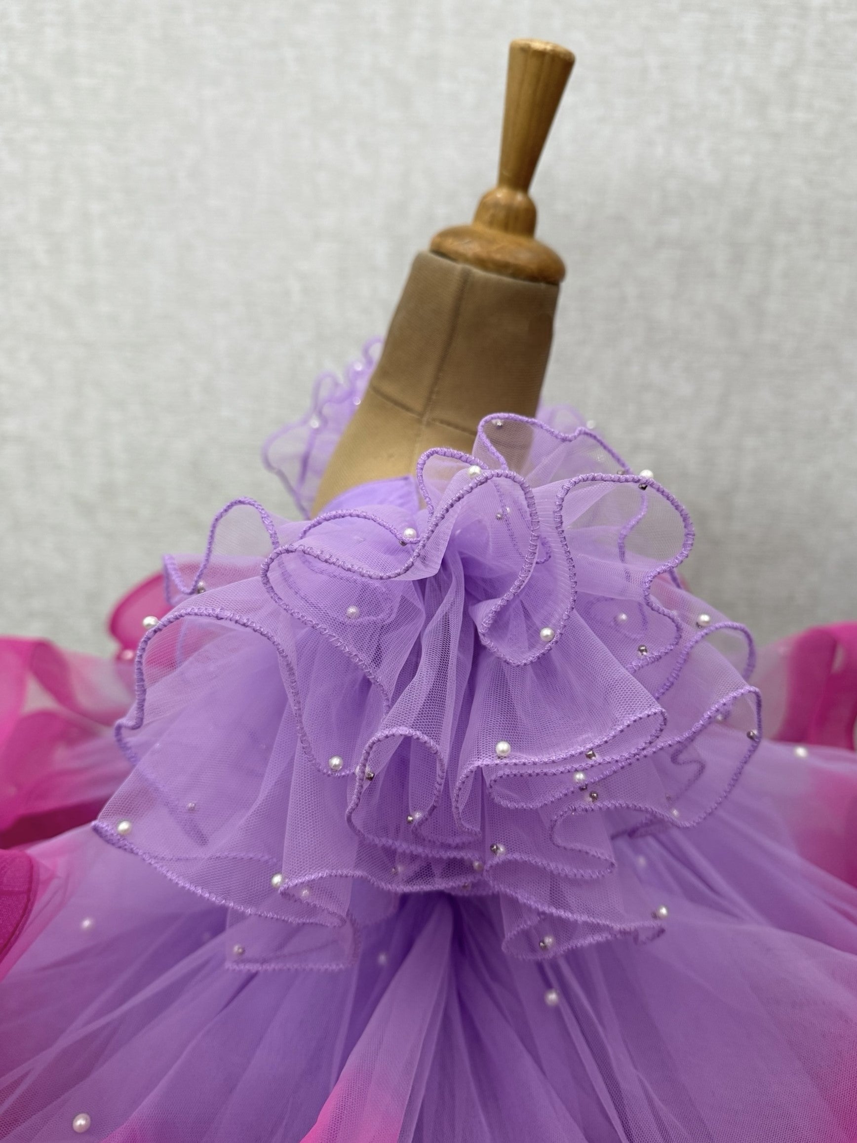 Theme dresses for baby girl Online, Lavender Gradient Party Dress
