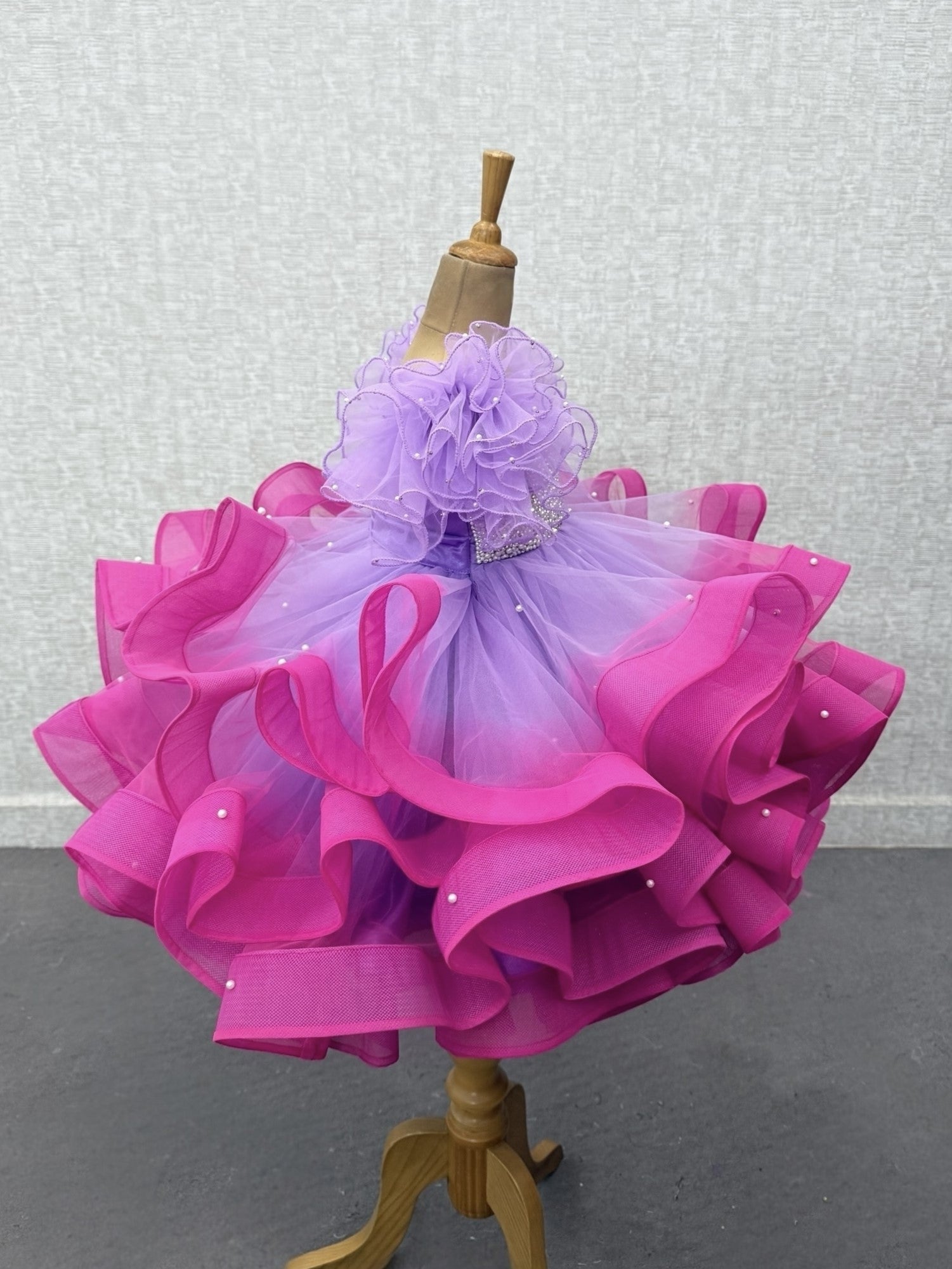 Theme dresses for baby girl Online, Lavender Gradient Party Dress