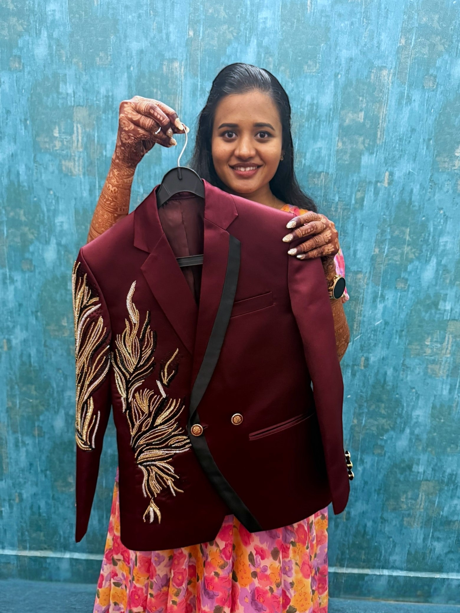 Garnet Flame Majesty- Comes with Pant and Shirt