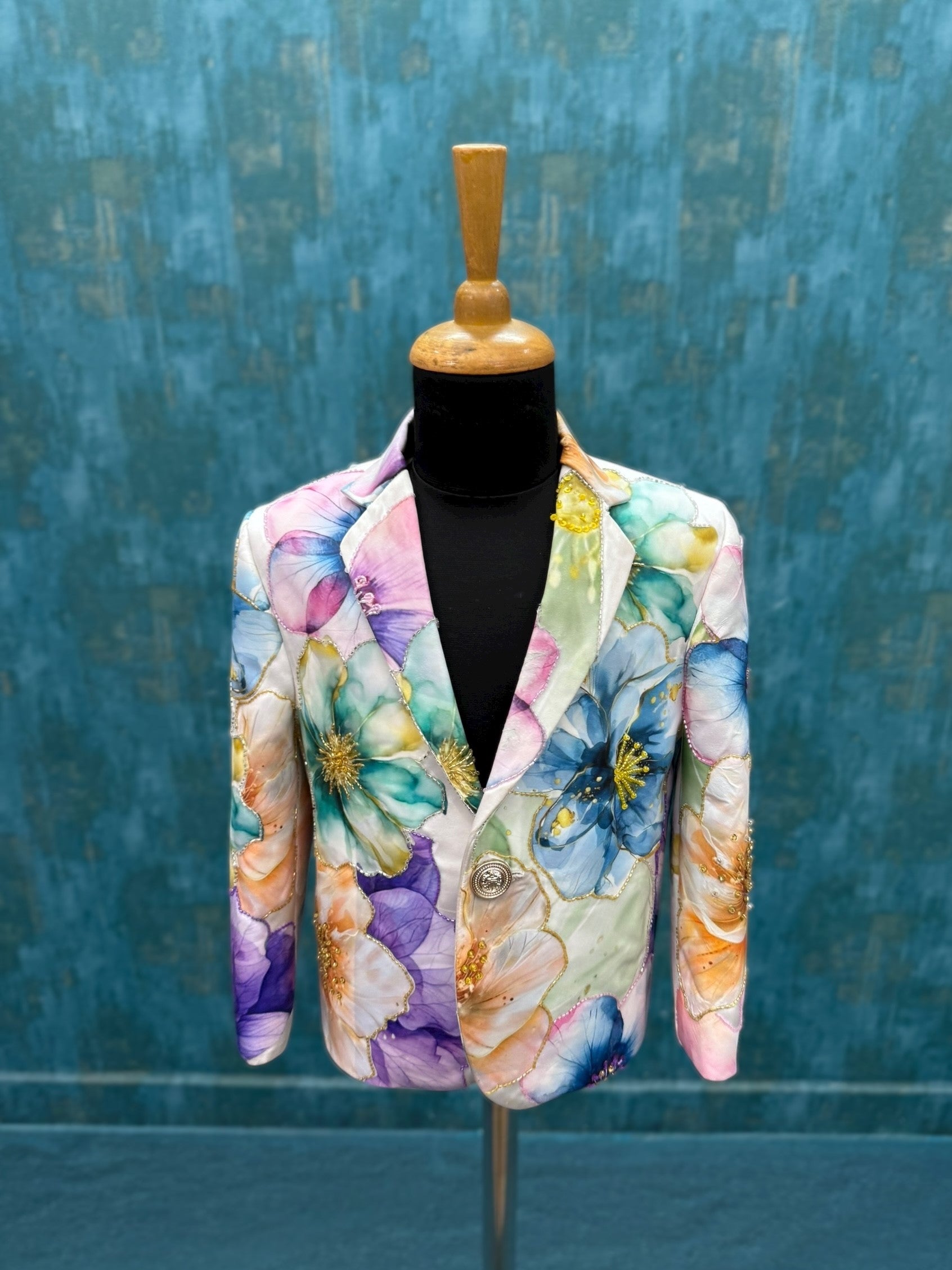Floral Symphony Atelier- Comes with Shirt and Pant