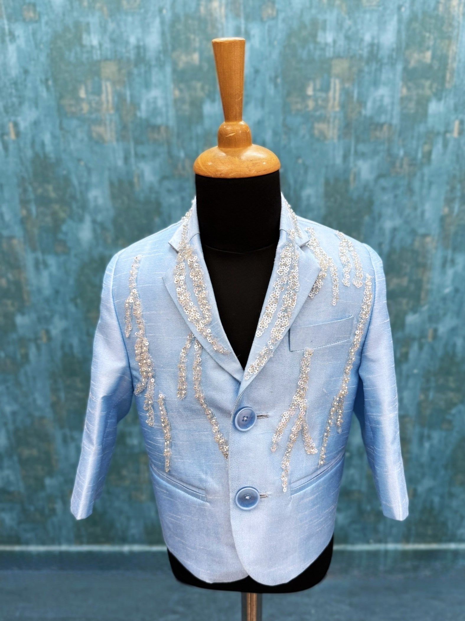 Frosted Glacier Royale Blazer- Comes with Pant and Shirt