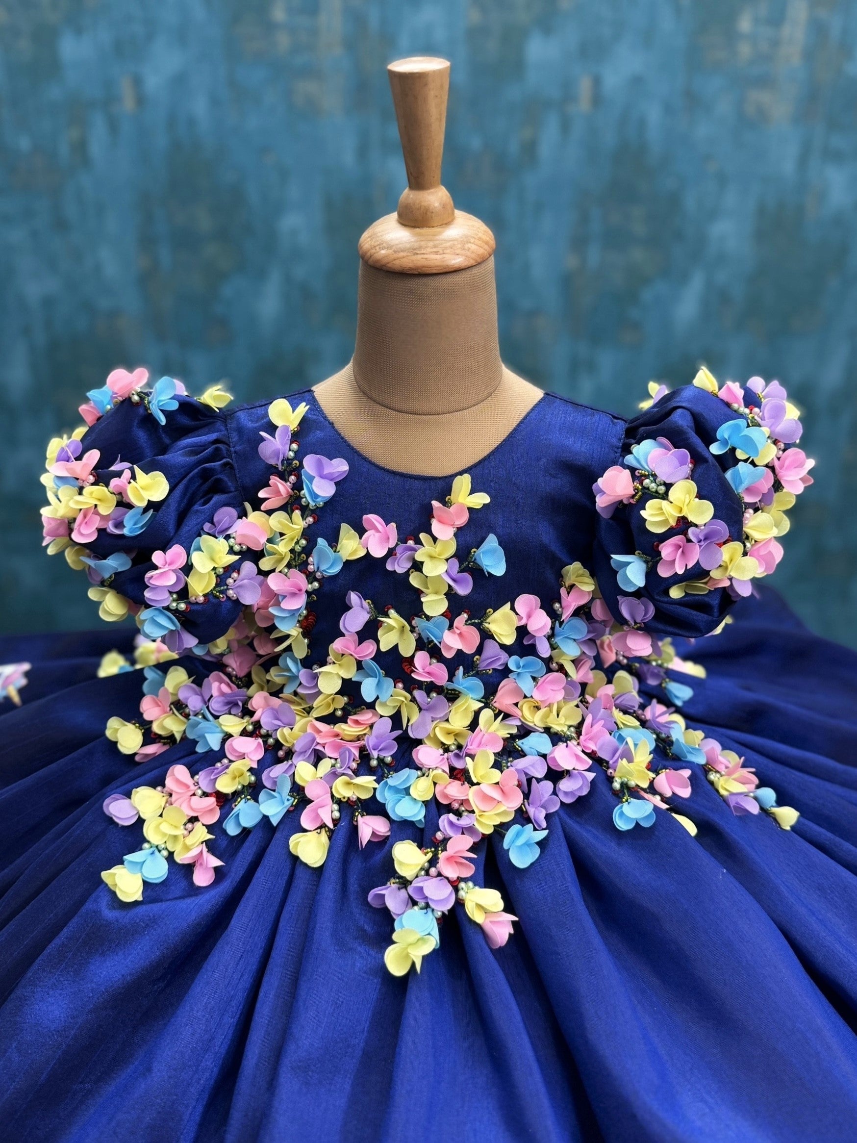 First Birthday Dress Online, Royal Blue Princess Dress