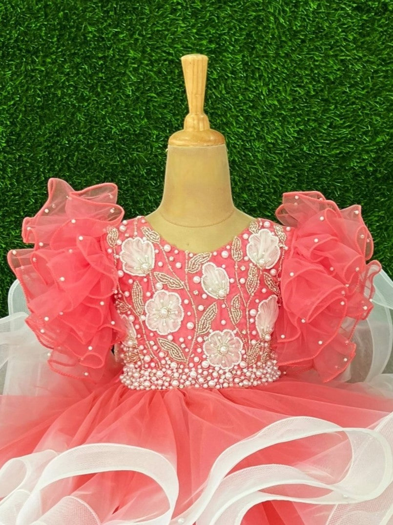 Peach Blossom Princess Dress