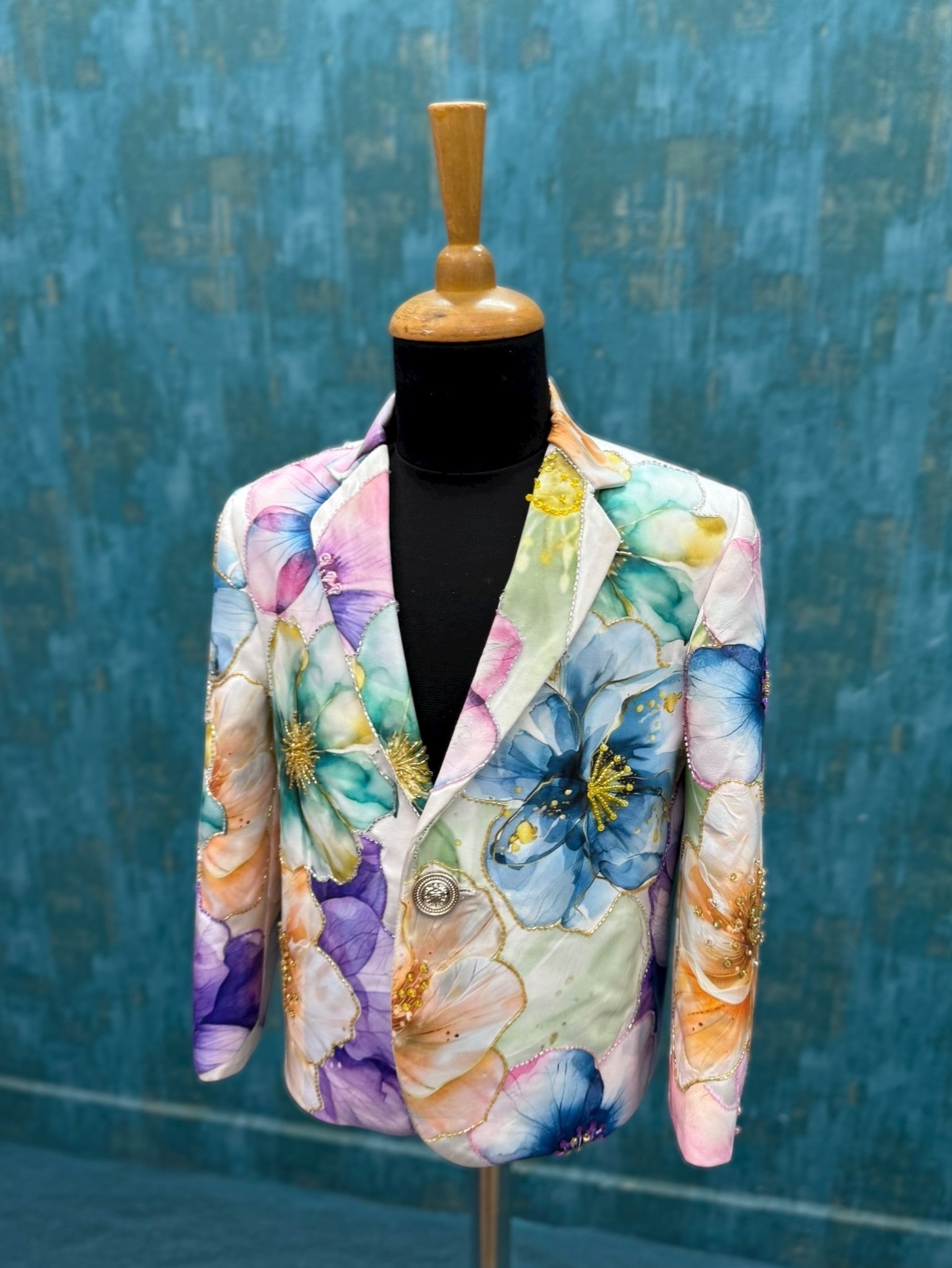 Floral Symphony Atelier- Comes with Shirt and Pant