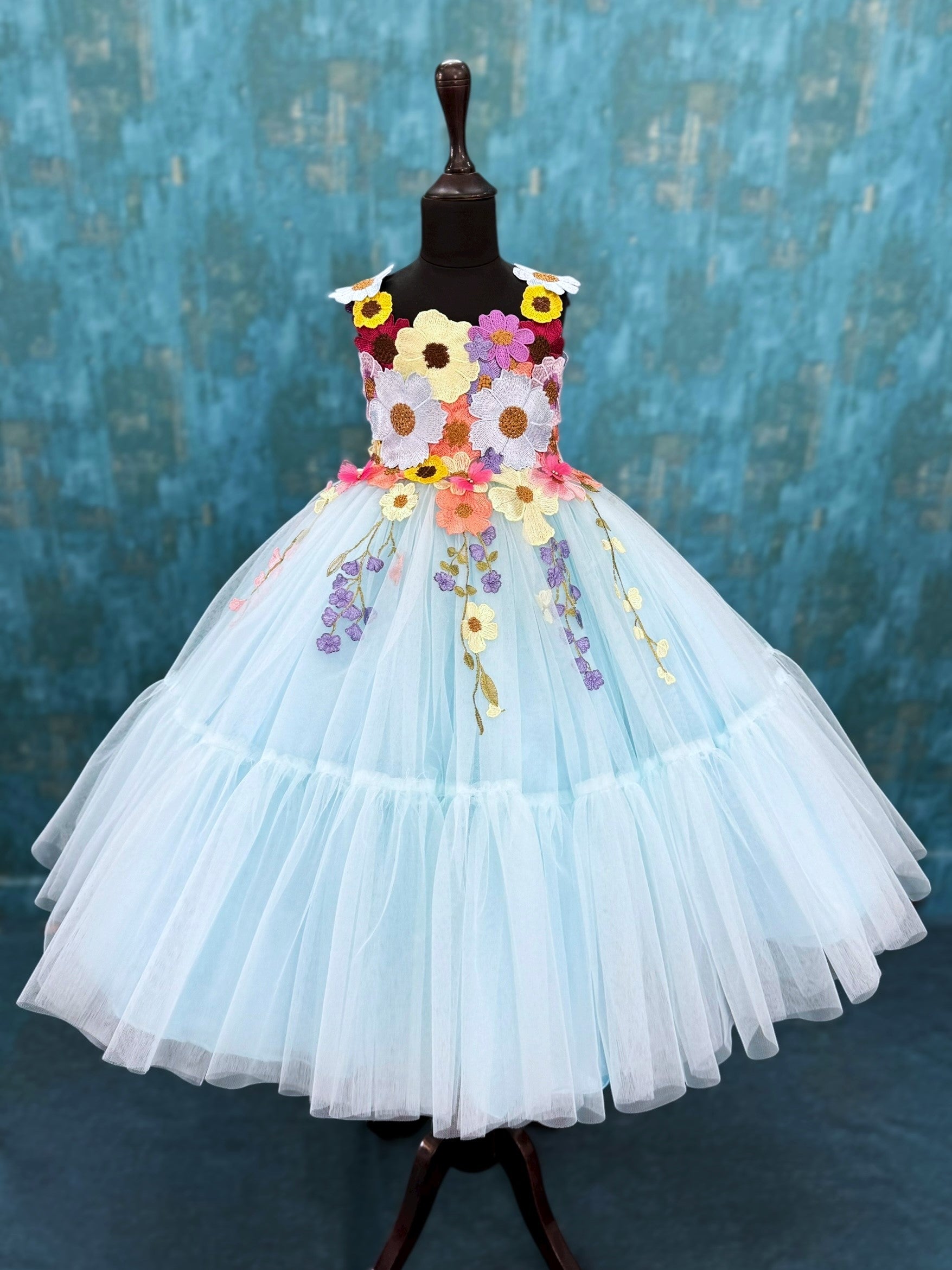 Blooming Pastel Garden Couture 6-7Y Blooming Pastel Garden Couture 6-7Y
