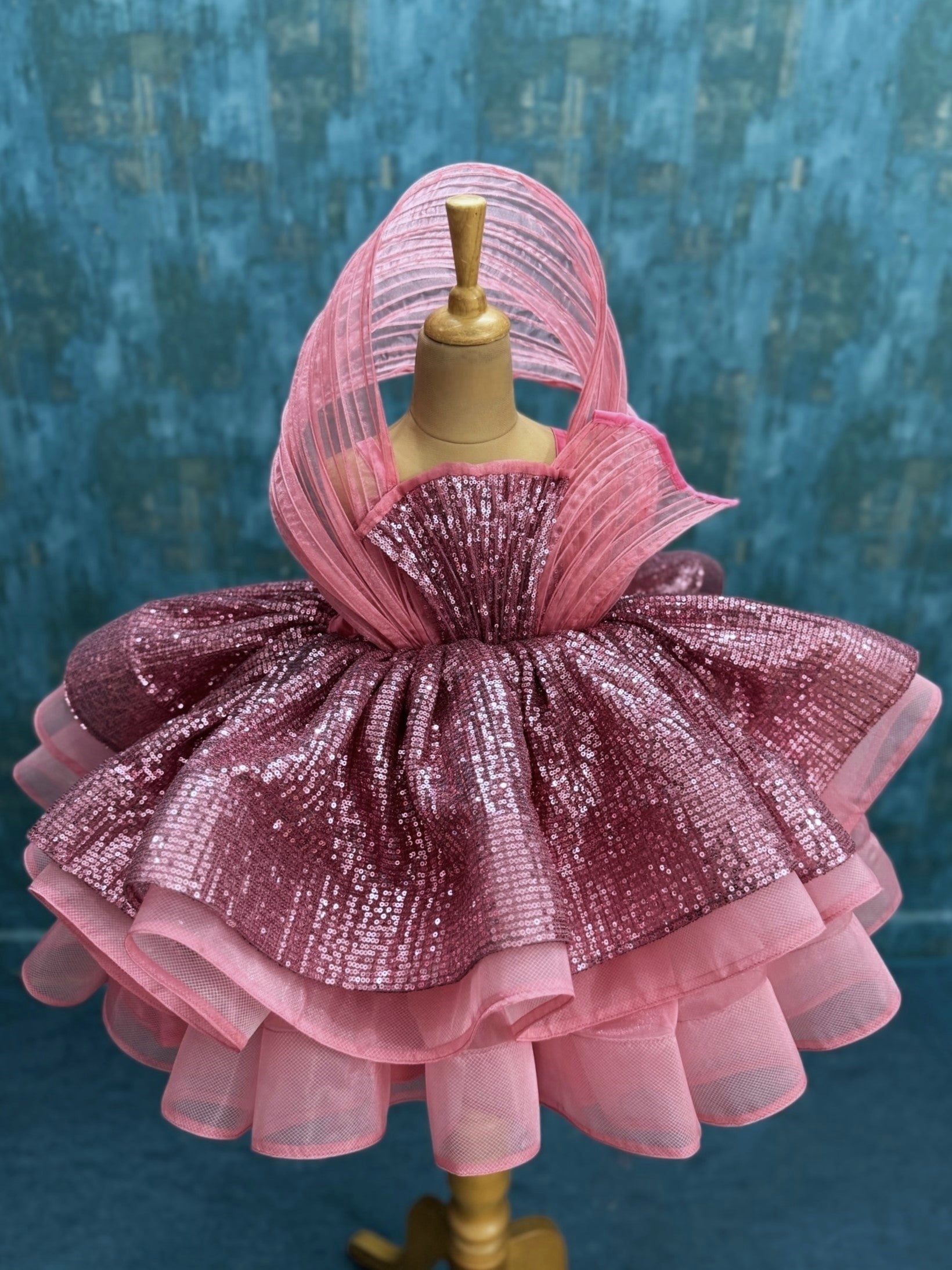 Blush Starburst Princess Dress