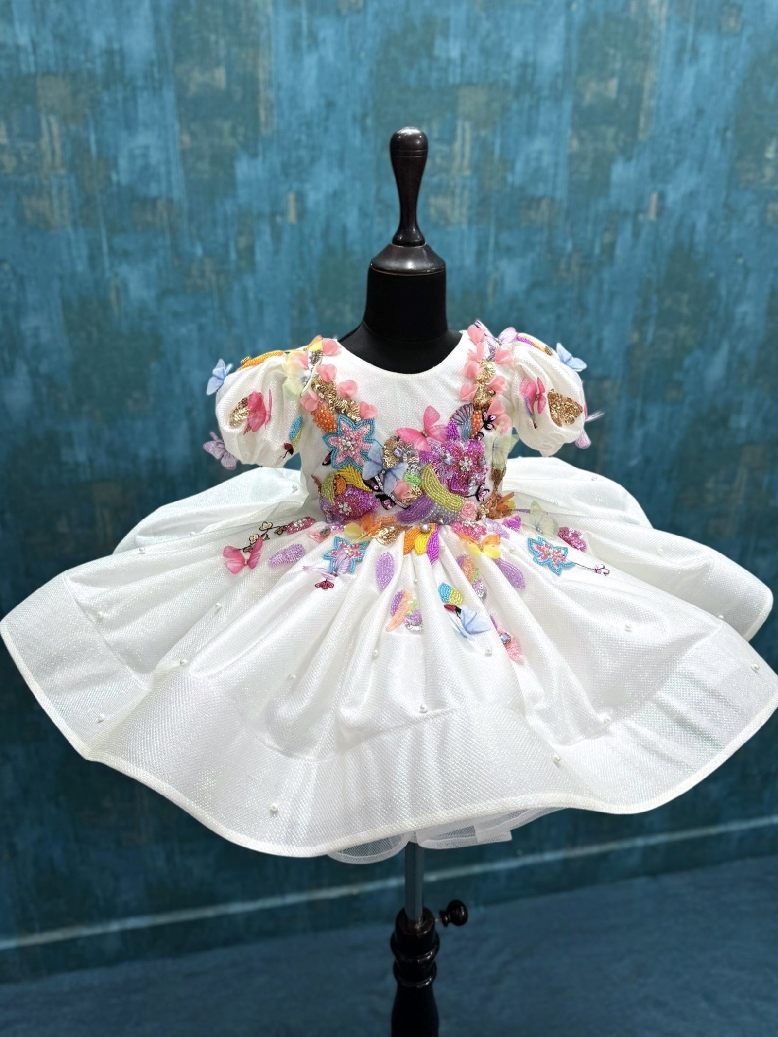Rainbow Butterfly Garden Dress