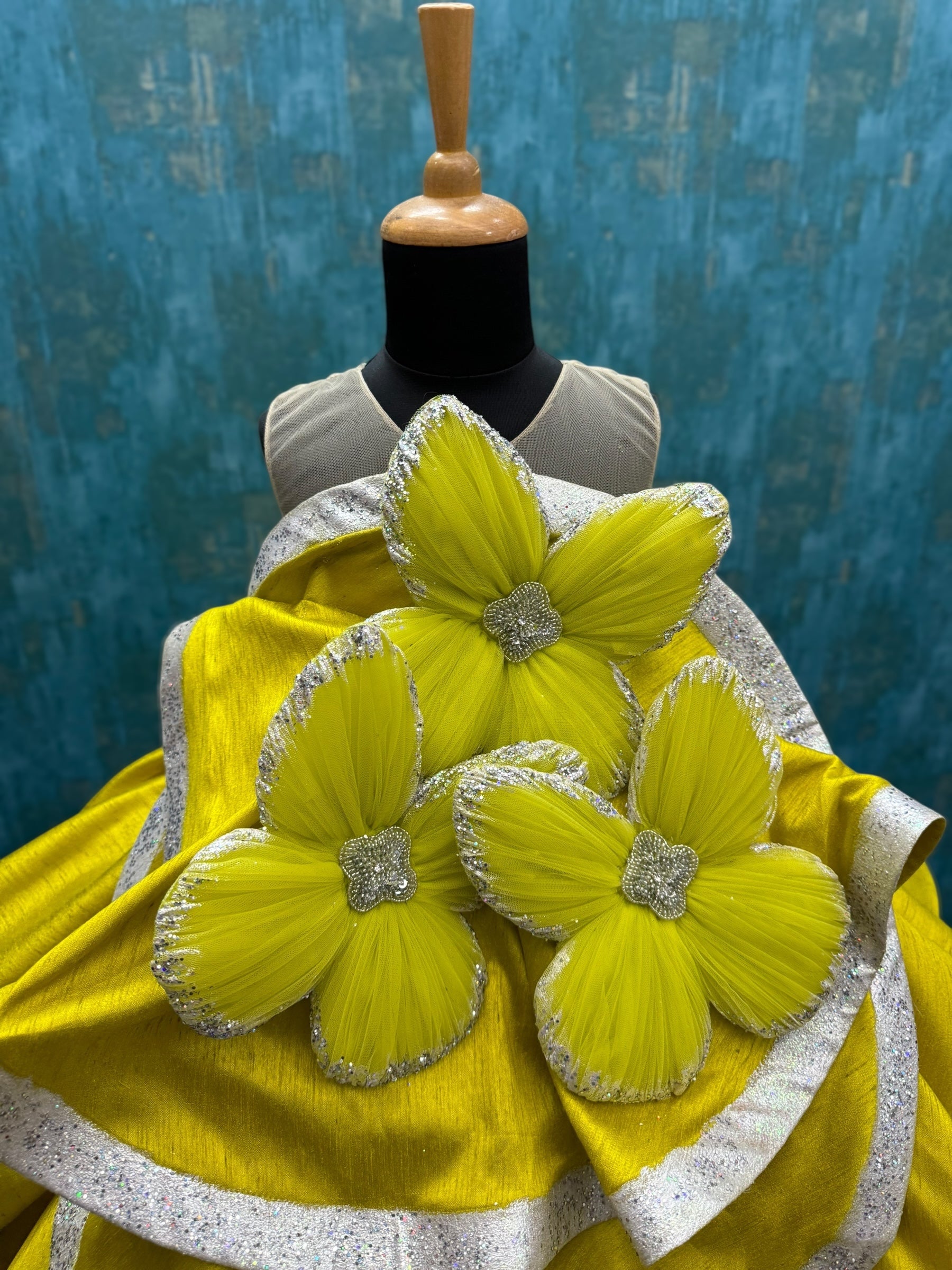 Lemon Zest Bloom Enchanted Couture Celebration Gown
