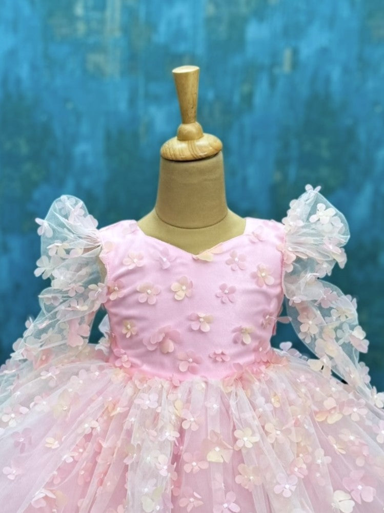 Rosalie Bloom Soft Tulle Princess Celebration Dress
