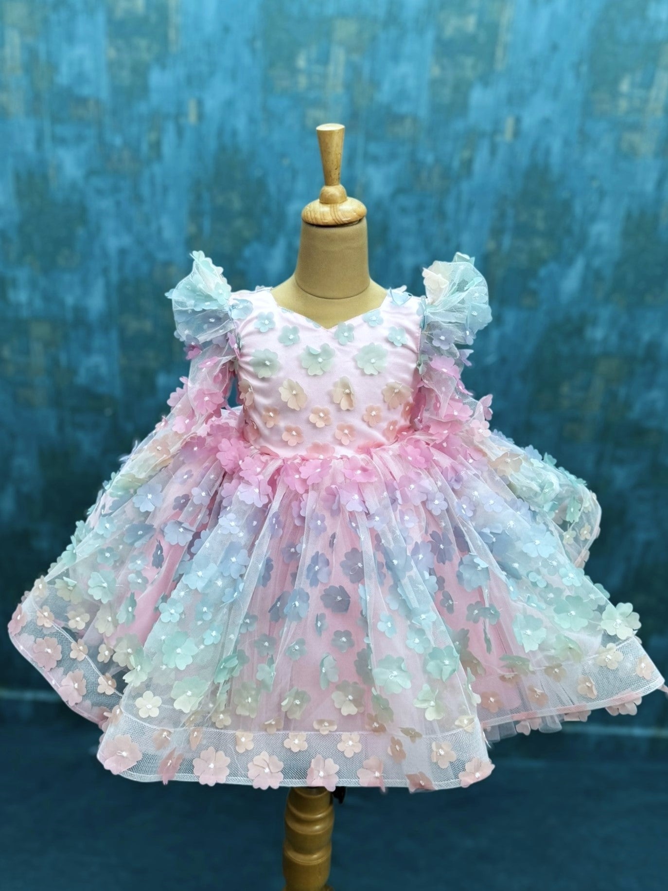 Luna Pastel Petal Dream Princess Gown