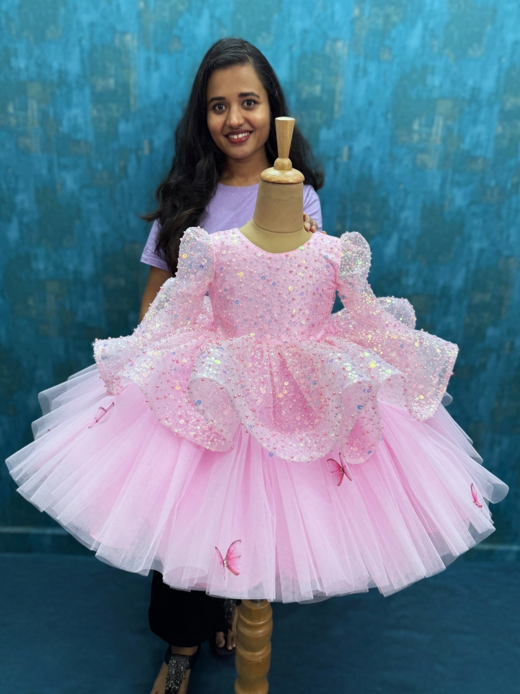 Fairy Blush Butterfly Twinkle Celebration Gown