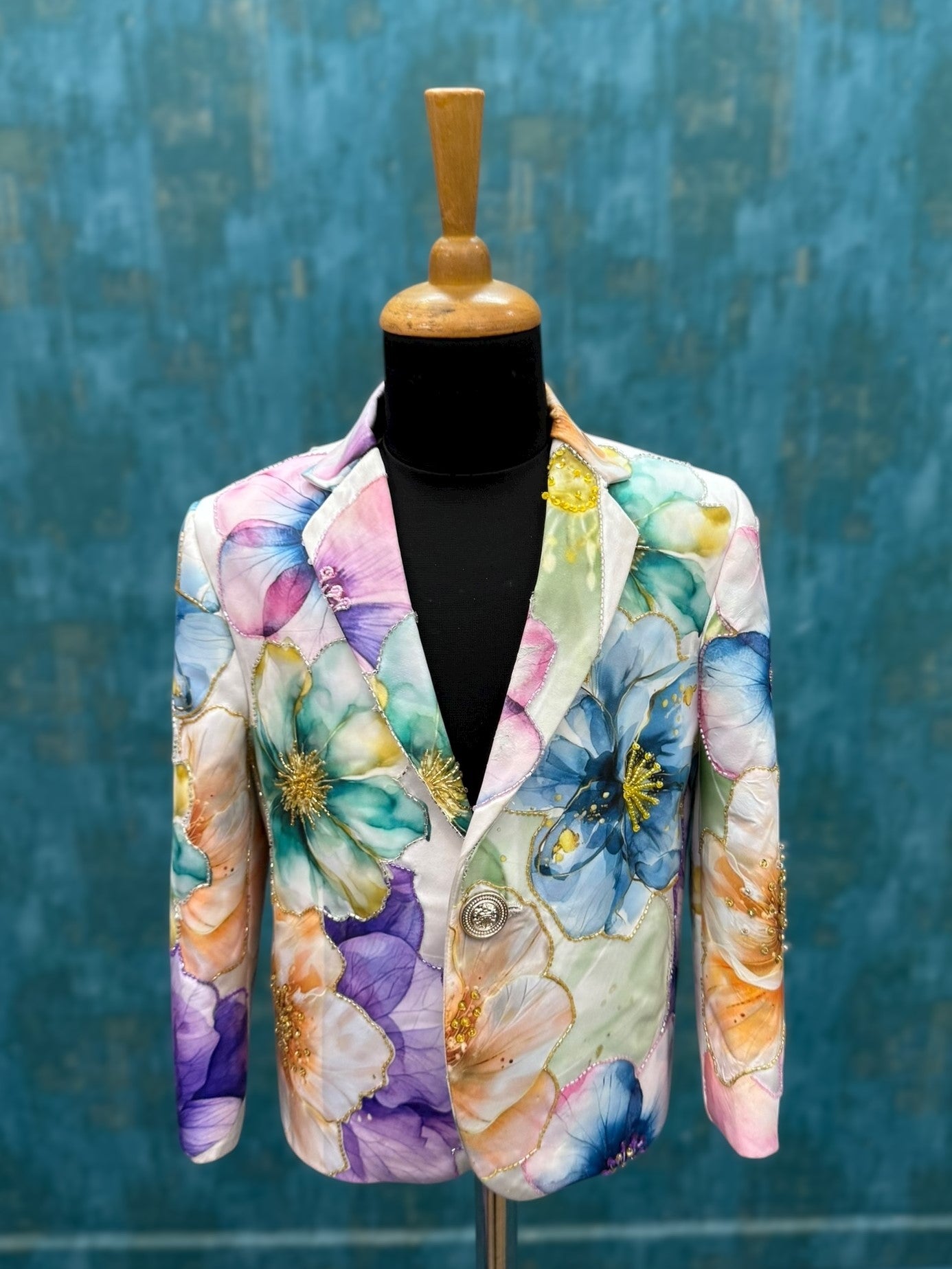 Floral Symphony Atelier- Comes with Shirt and Pant