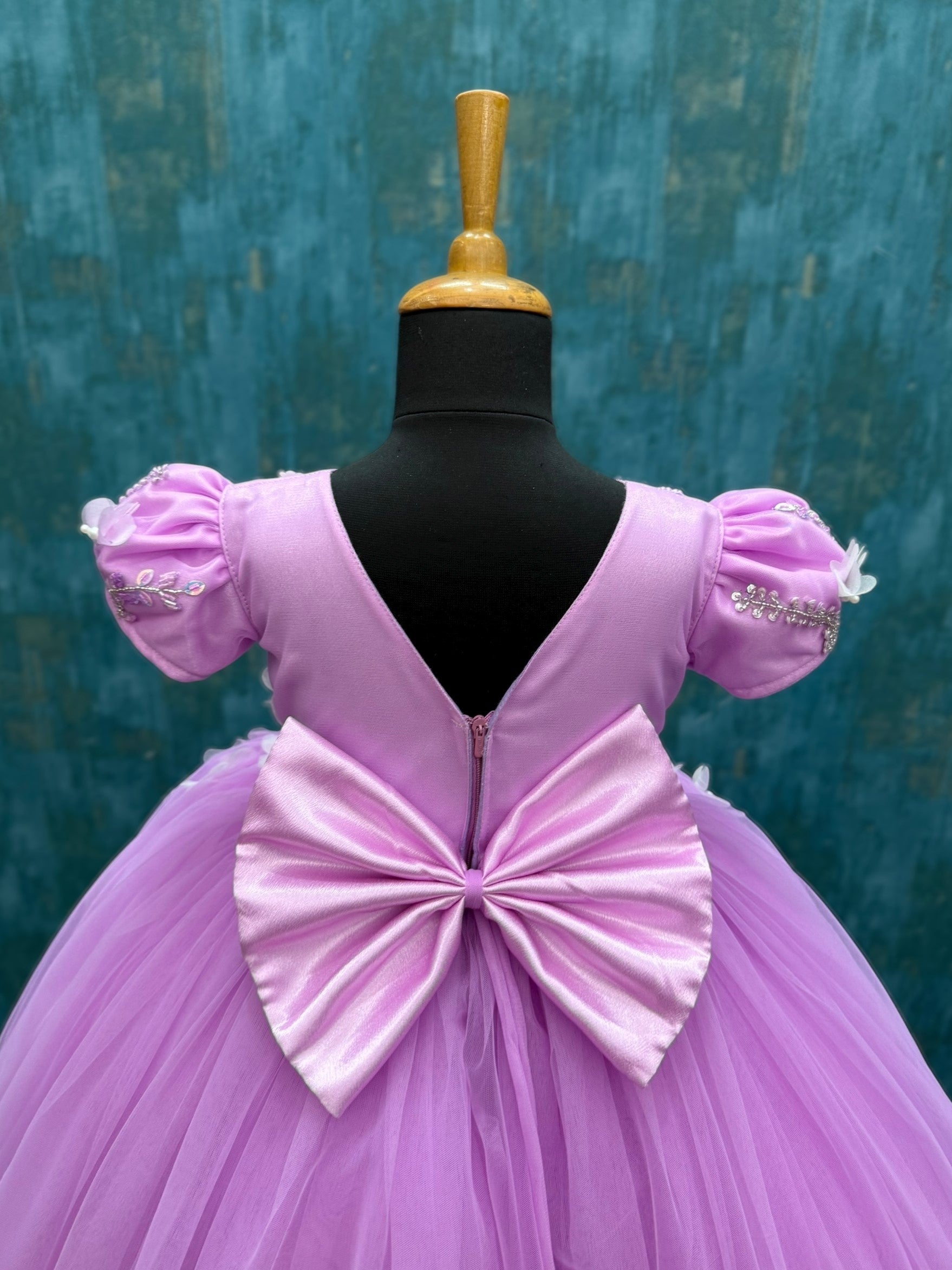 Enchanted Pastel Pink Petal Dress