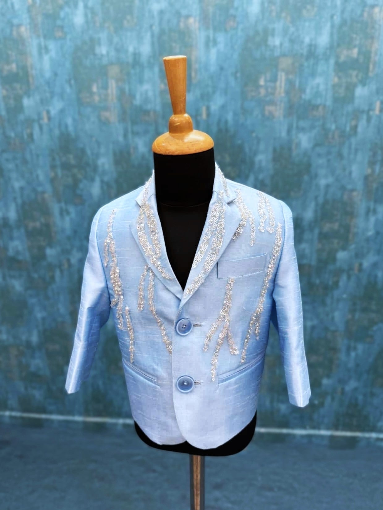 Frosted Glacier Royale Blazer- Comes with Pant and Shirt
