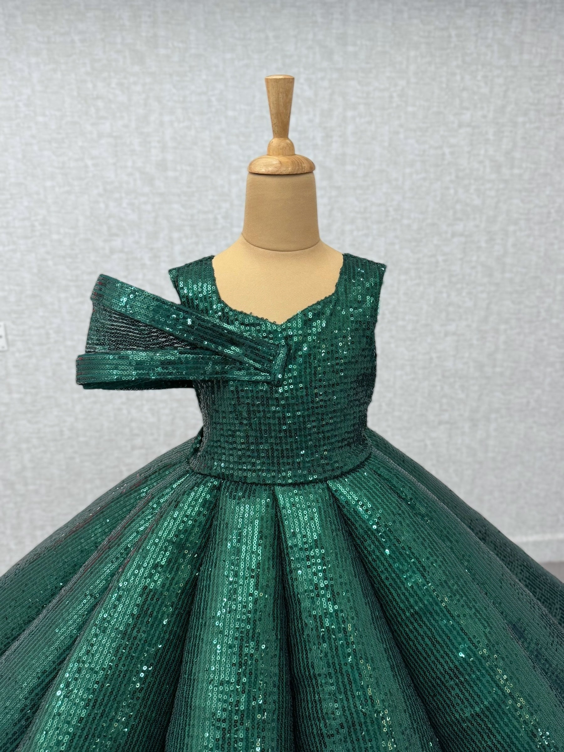 Emerald Celeste Crown Dress