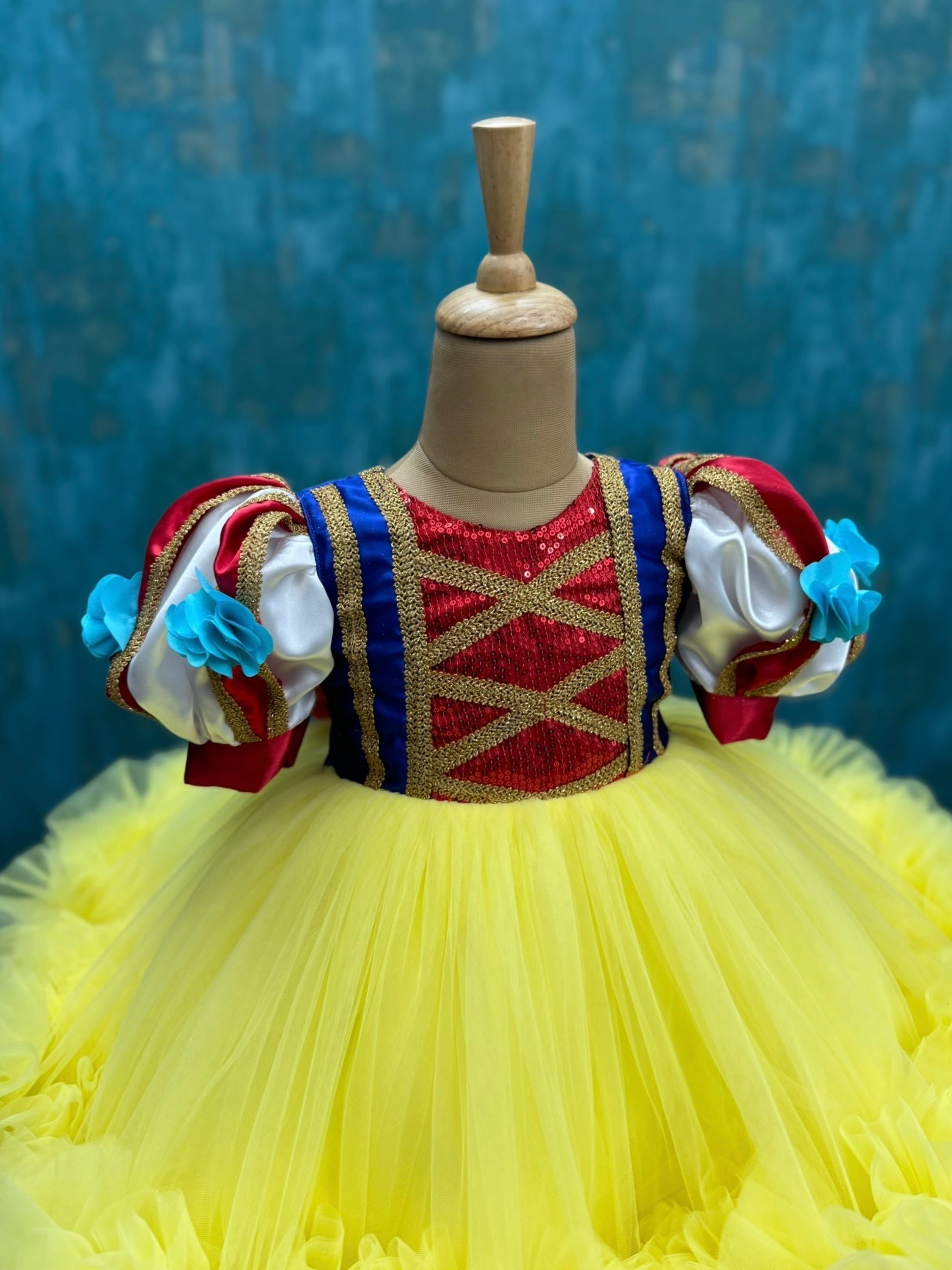 Golden Orchard Ruby Charm Princess Ball Gown