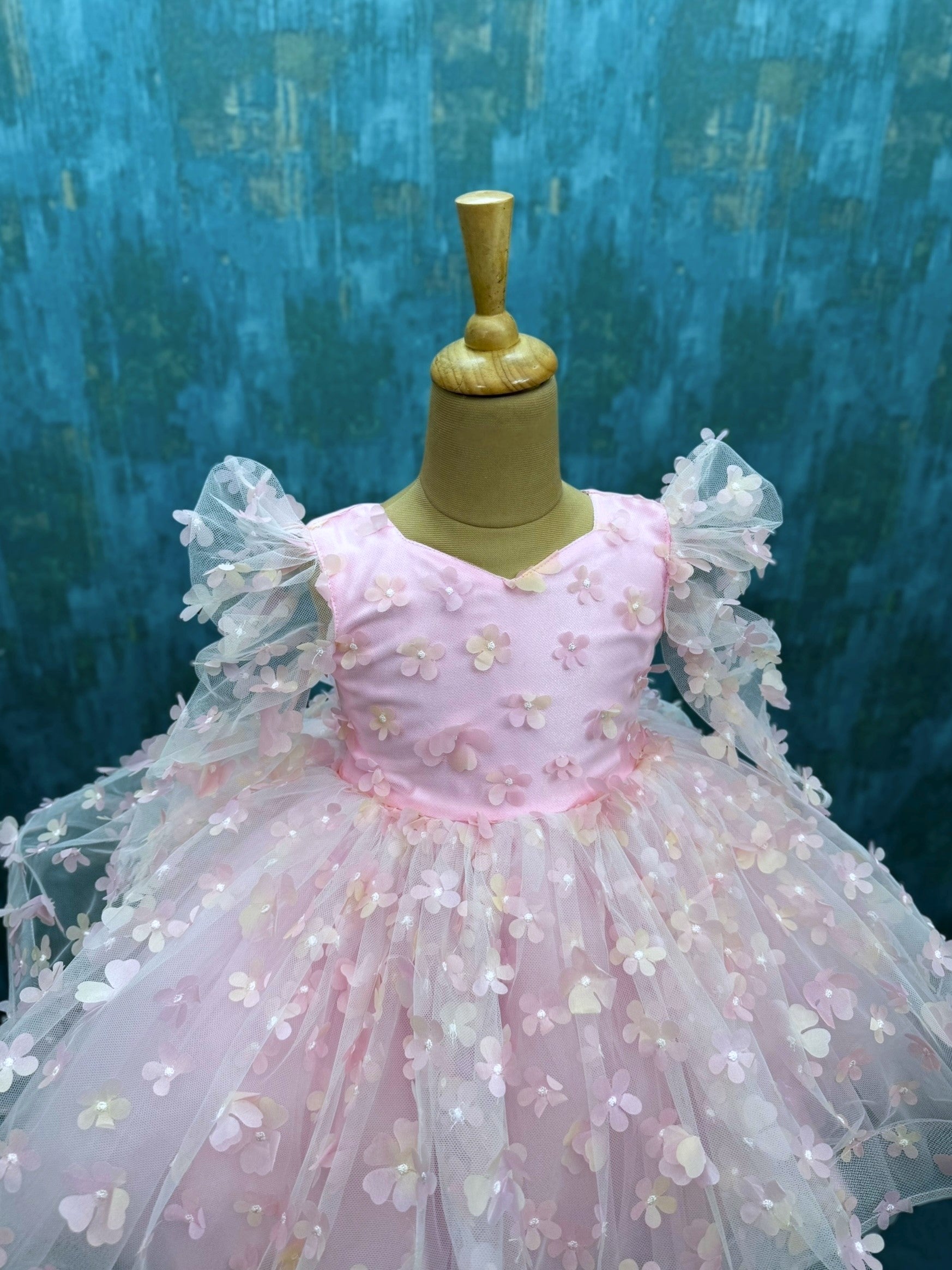 Rosalie Bloom Soft Tulle Princess Celebration Dress
