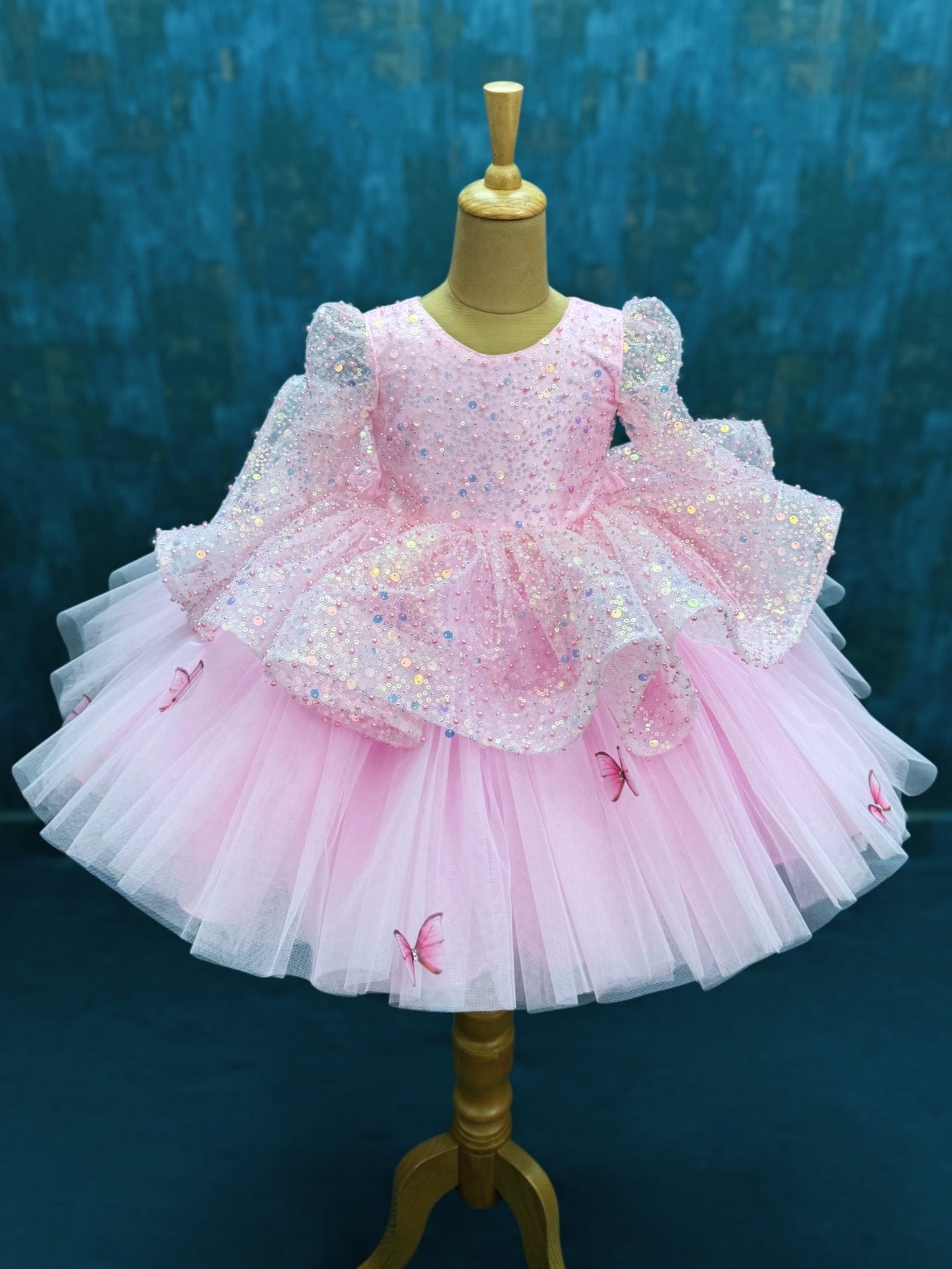 Fairy Blush Butterfly Twinkle Celebration Gown