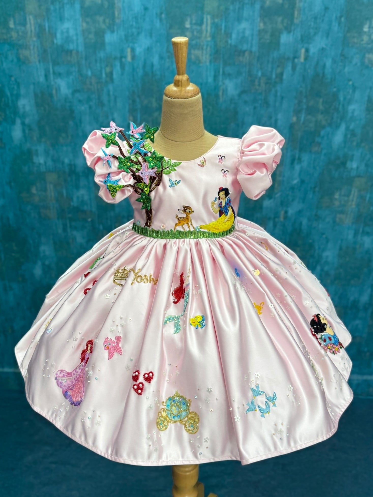 Disney Gown Online, Custom Pink Princess Ball Gown