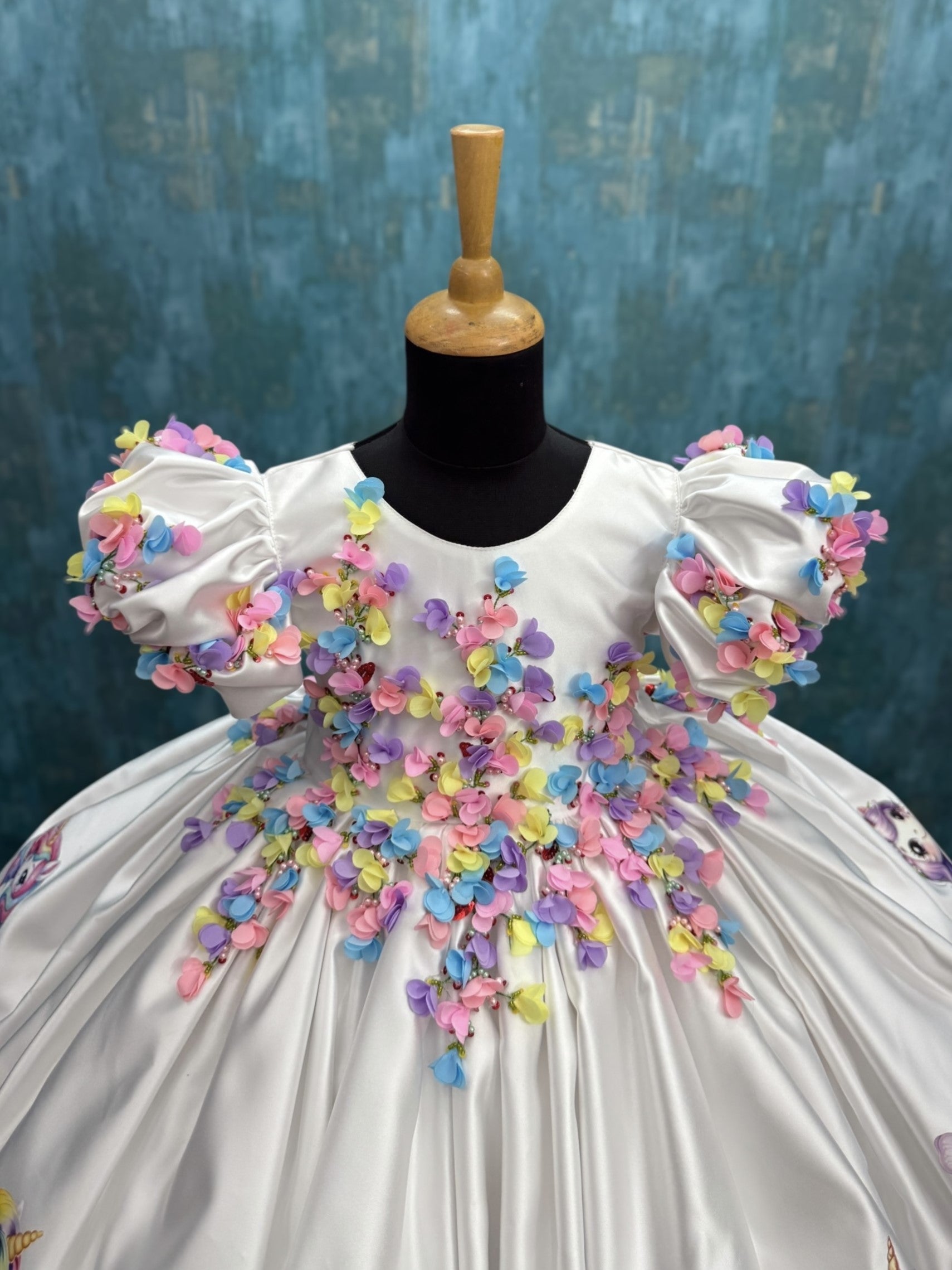Kids Birthday Frocks Online, Magical Unicorn Theme Party Frock