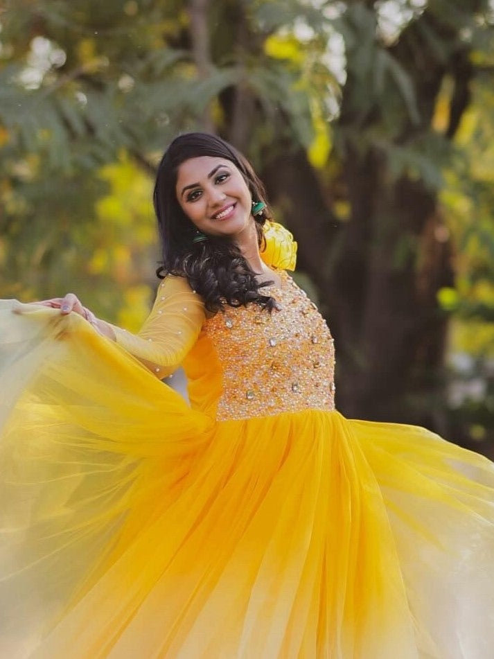 Sunset Bloom Gown Duo