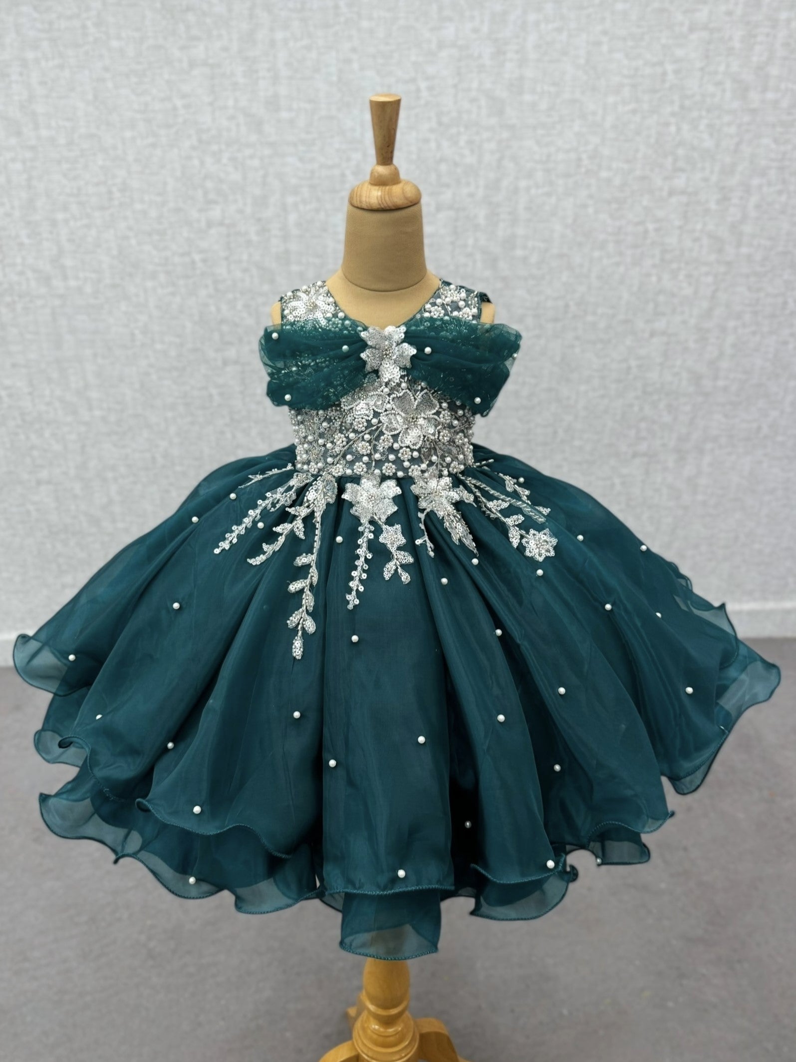 Teal Crystal Enchantress Dress