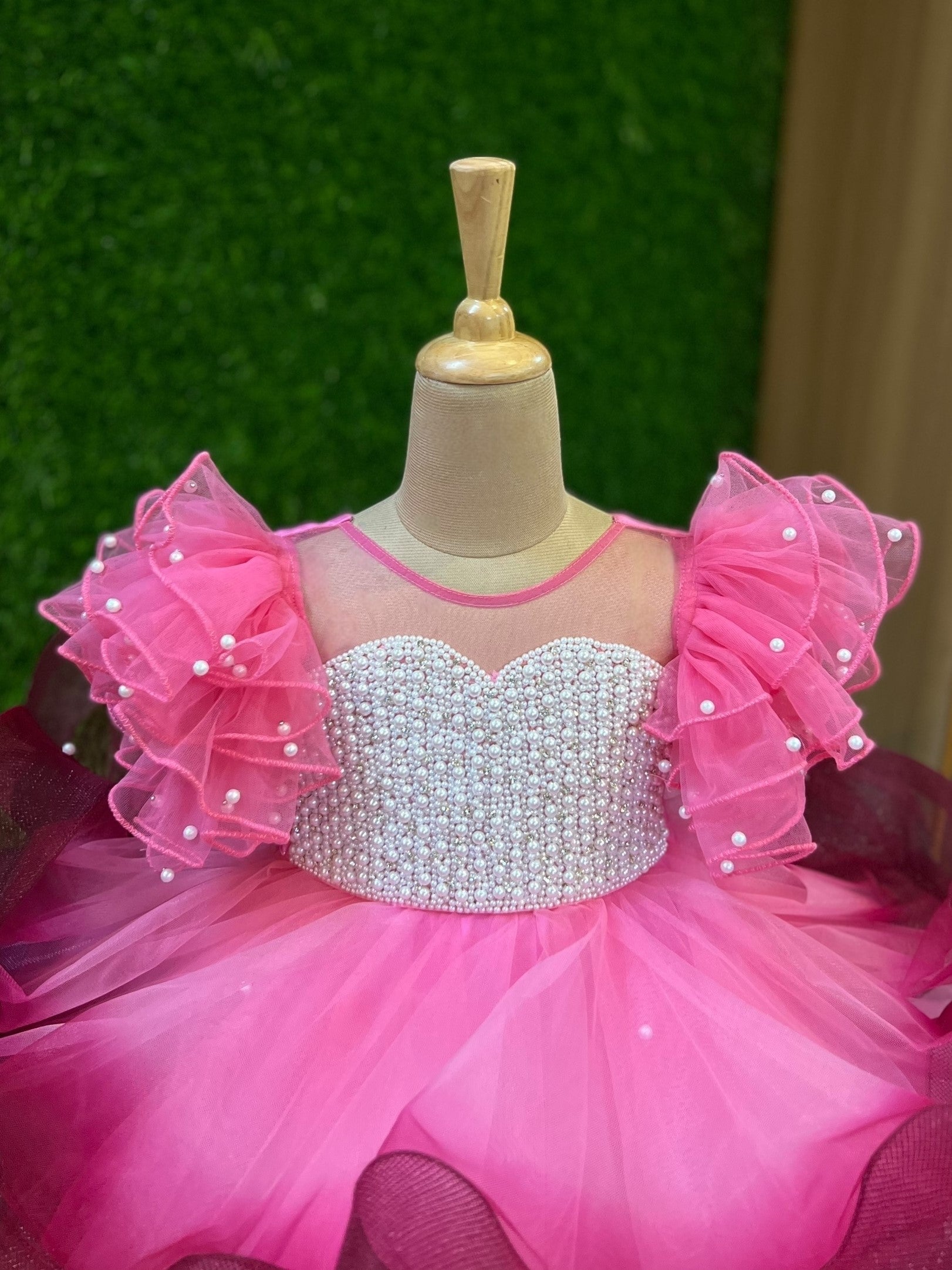 Ruby Rosette Bubble Princess Dress