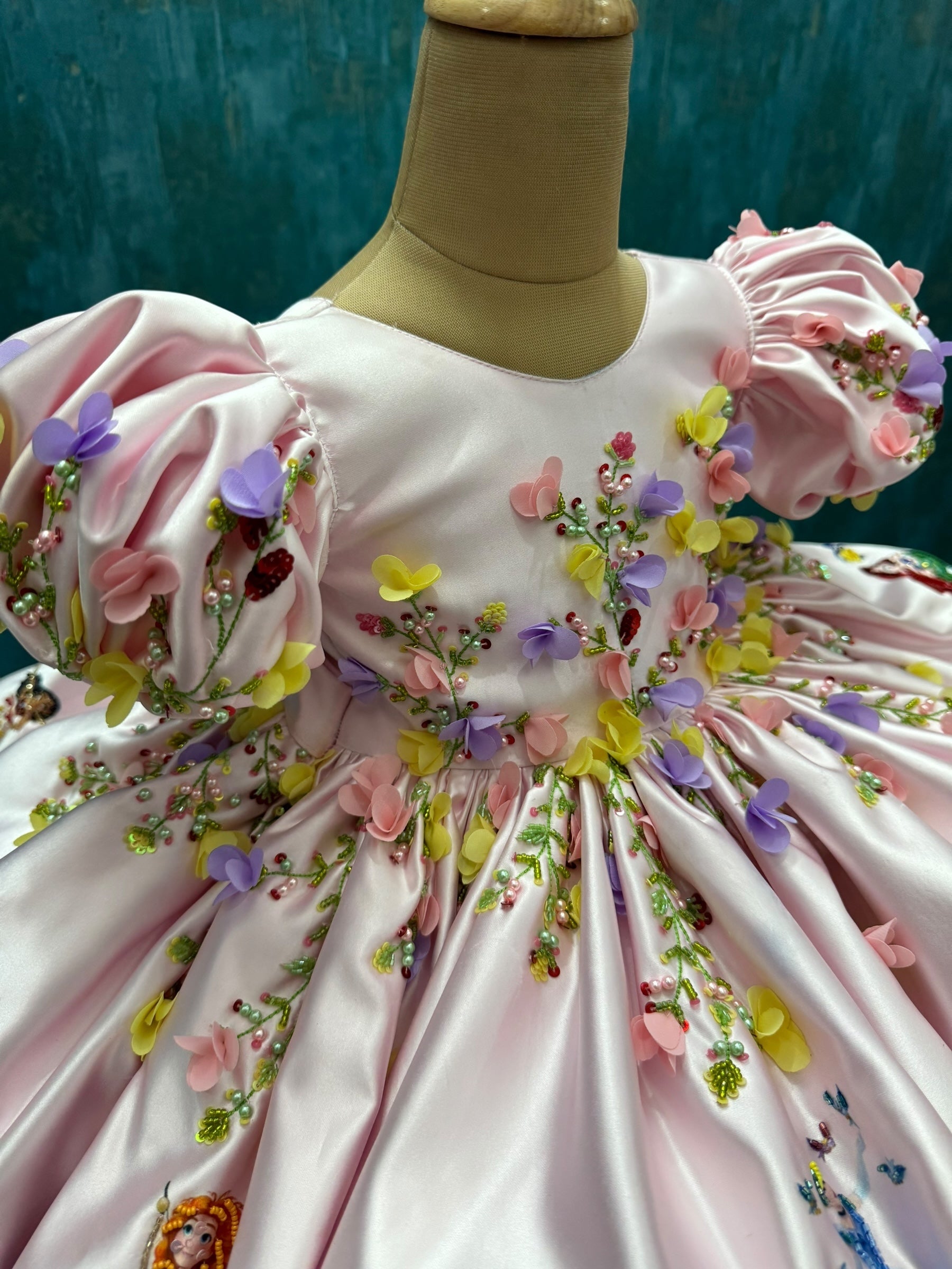 Petal Whisper Garden Fairy Party Dress