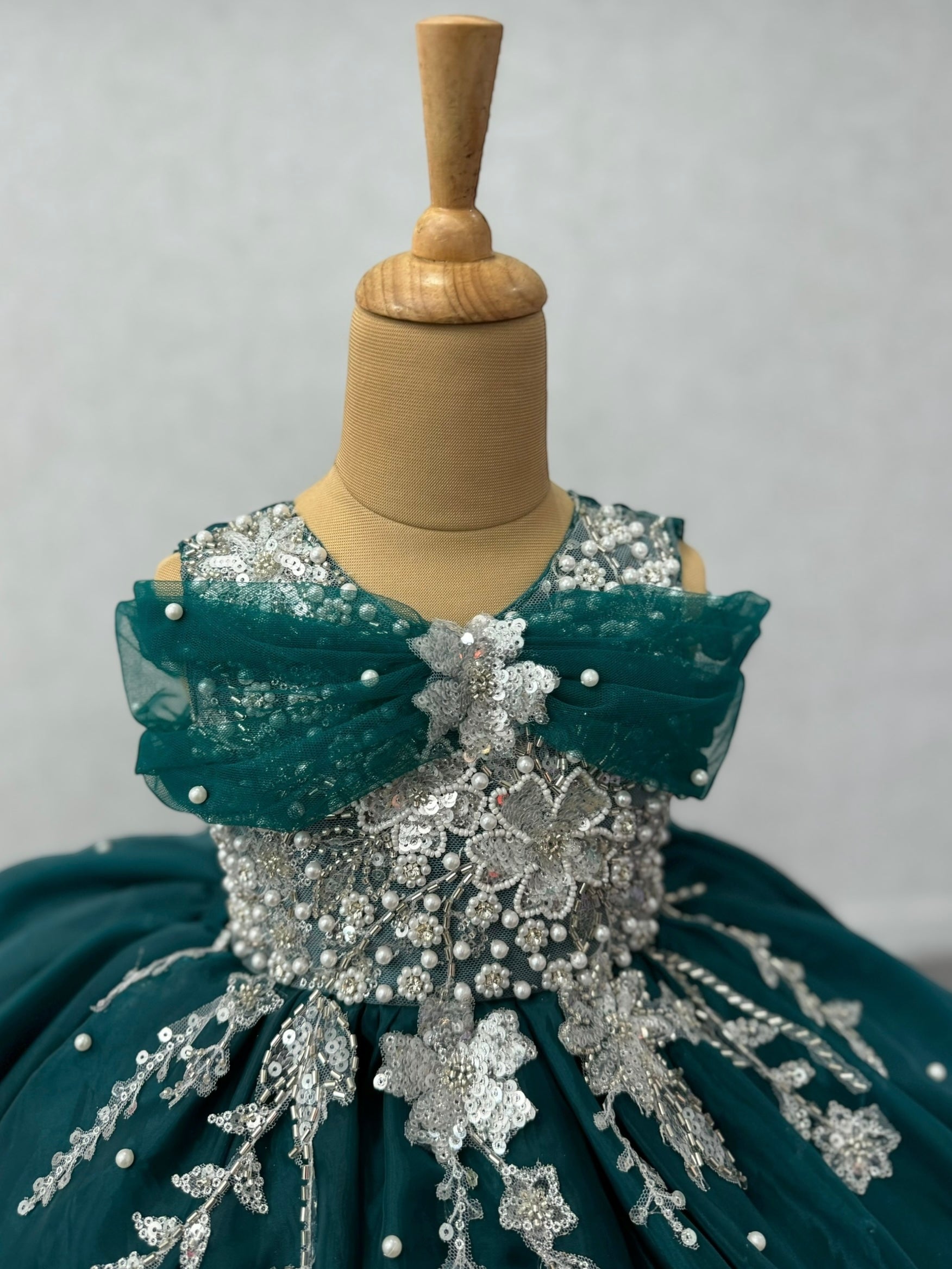 Teal Crystal Enchantress Dress