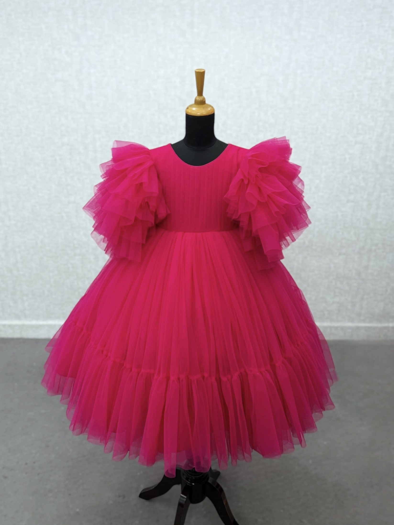 Fuchsia Ruffle Fantasy Dress