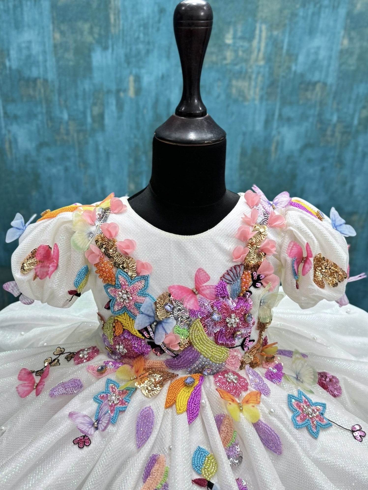 Rainbow Butterfly Garden Dress