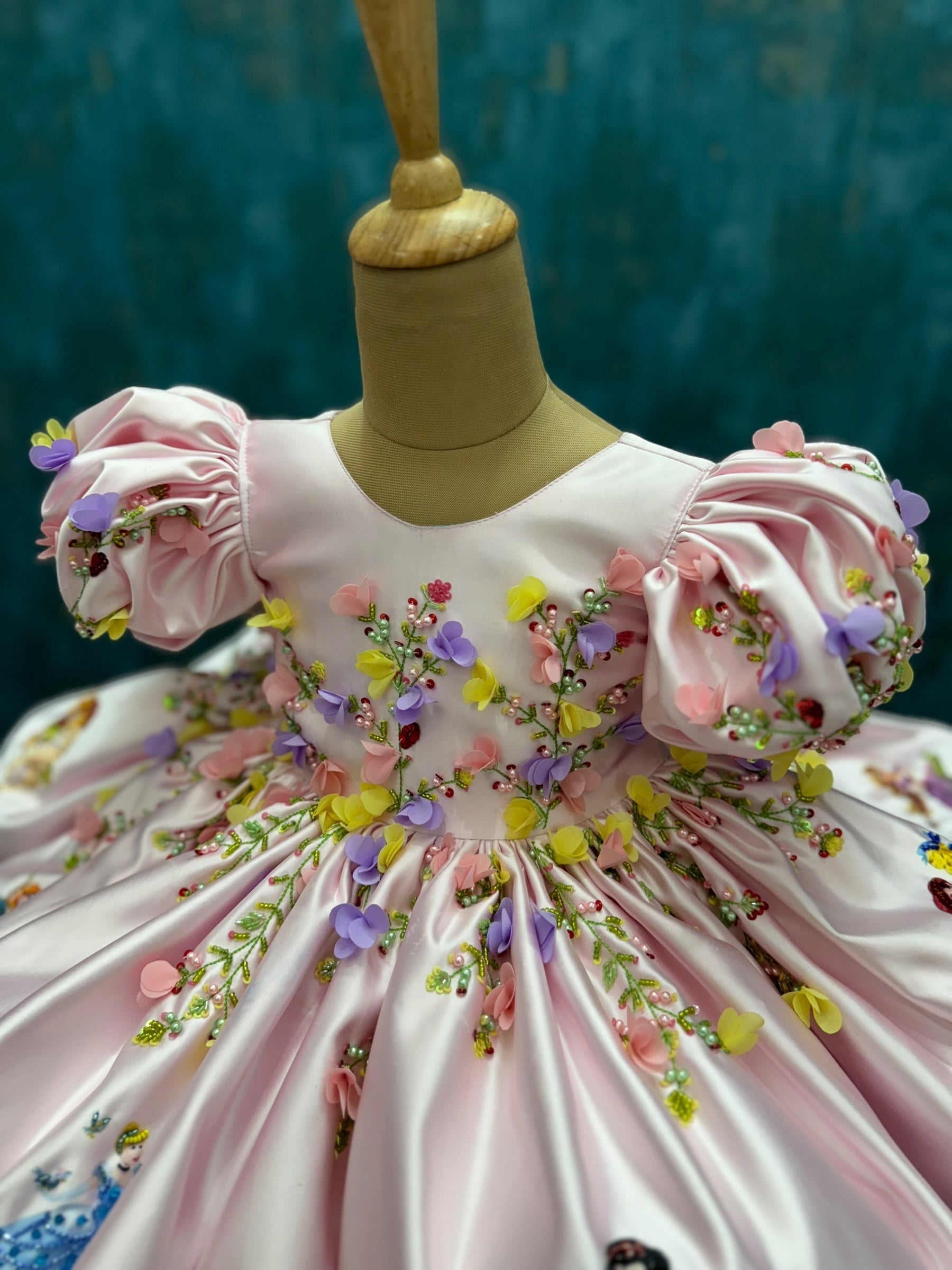 Petal Whisper Garden Fairy Party Dress