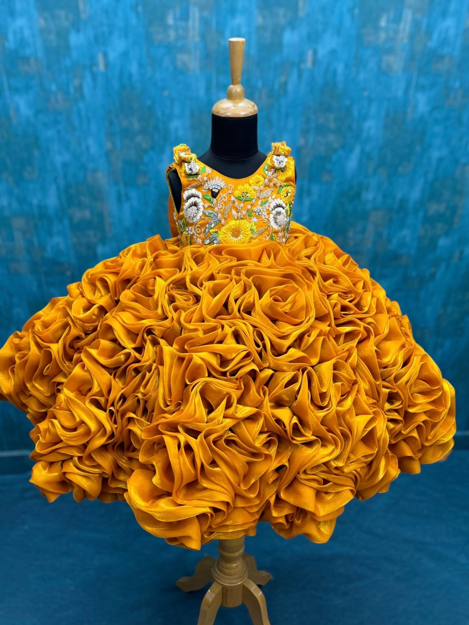 Buy Mother Daughter Dresses Online, Golden Bloom Celebration Matching Set
