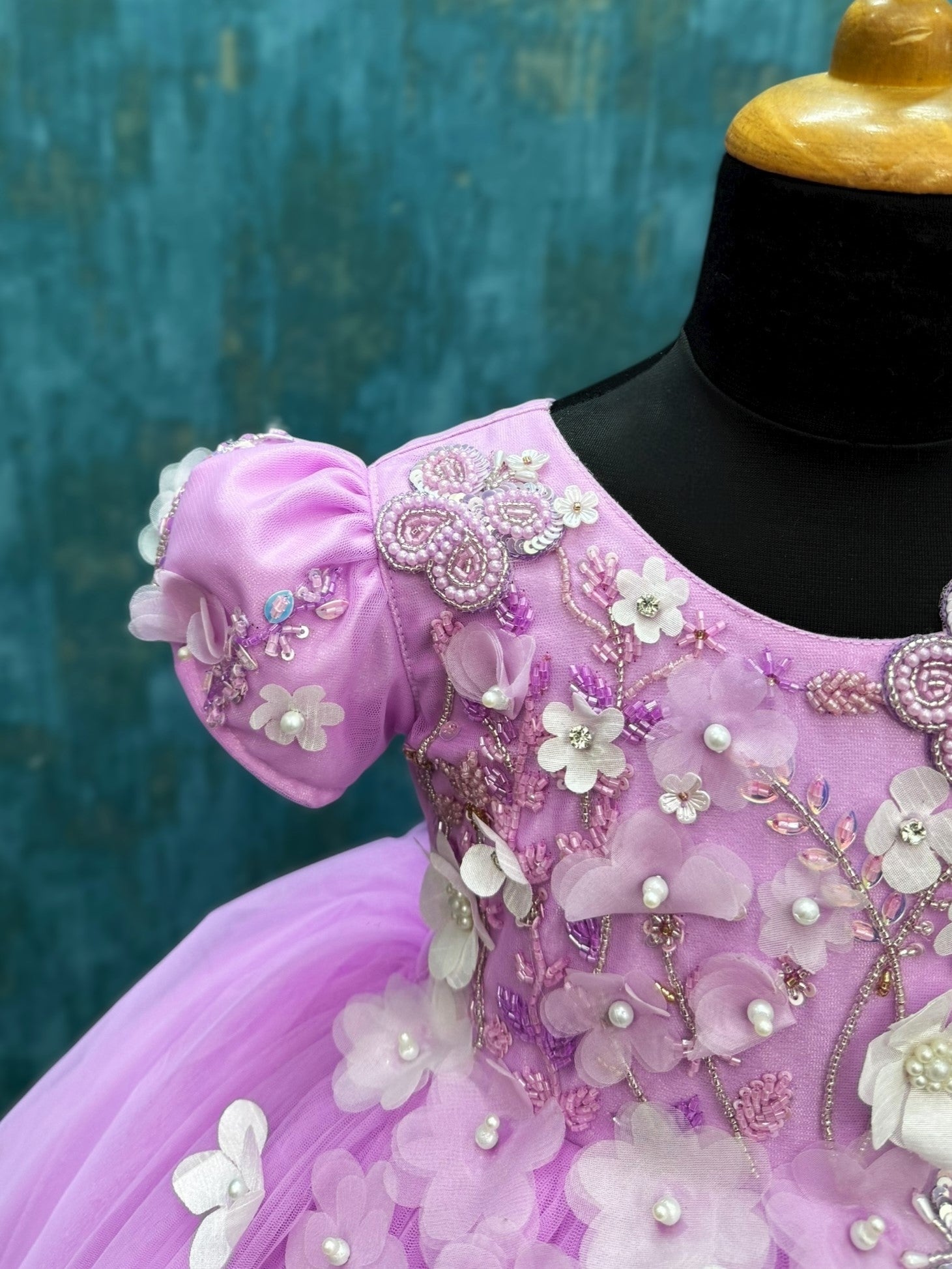 Enchanted Pastel Pink Petal Dress