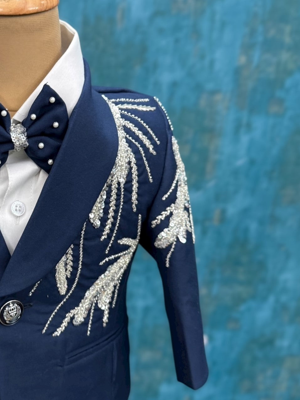 Royal Sapphire Crest Coat- Comes with Pant, Shirt and Bow