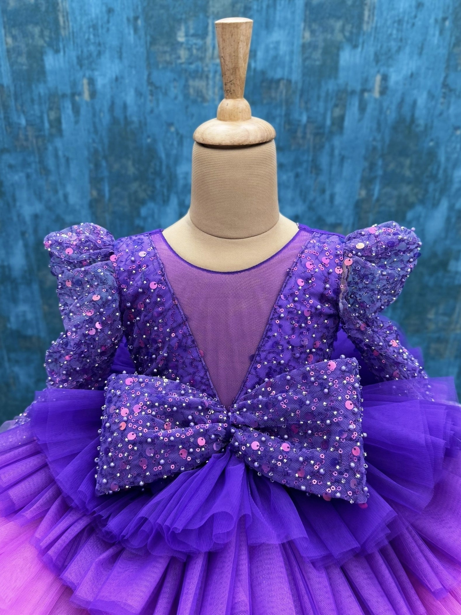 Tri-Violet Twilight Couture