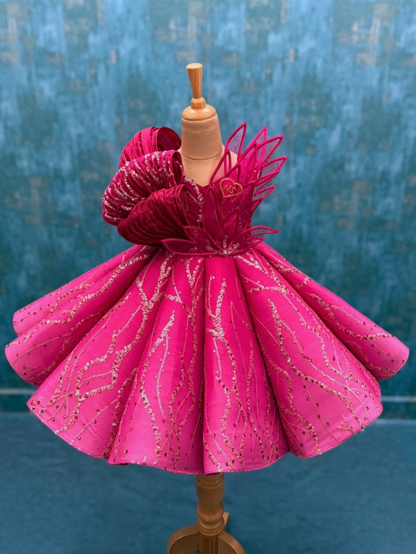 Galaxy Rose Couture Duo- Panel Gown Combo