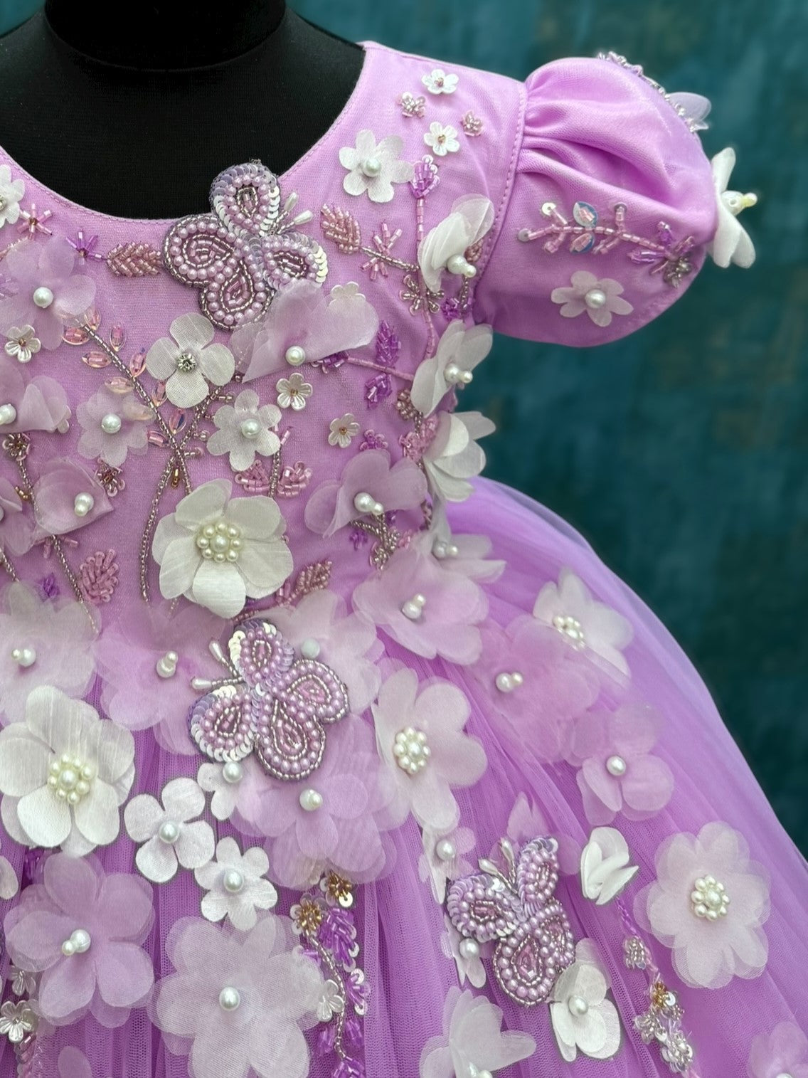 Enchanted Pastel Pink Petal Dress